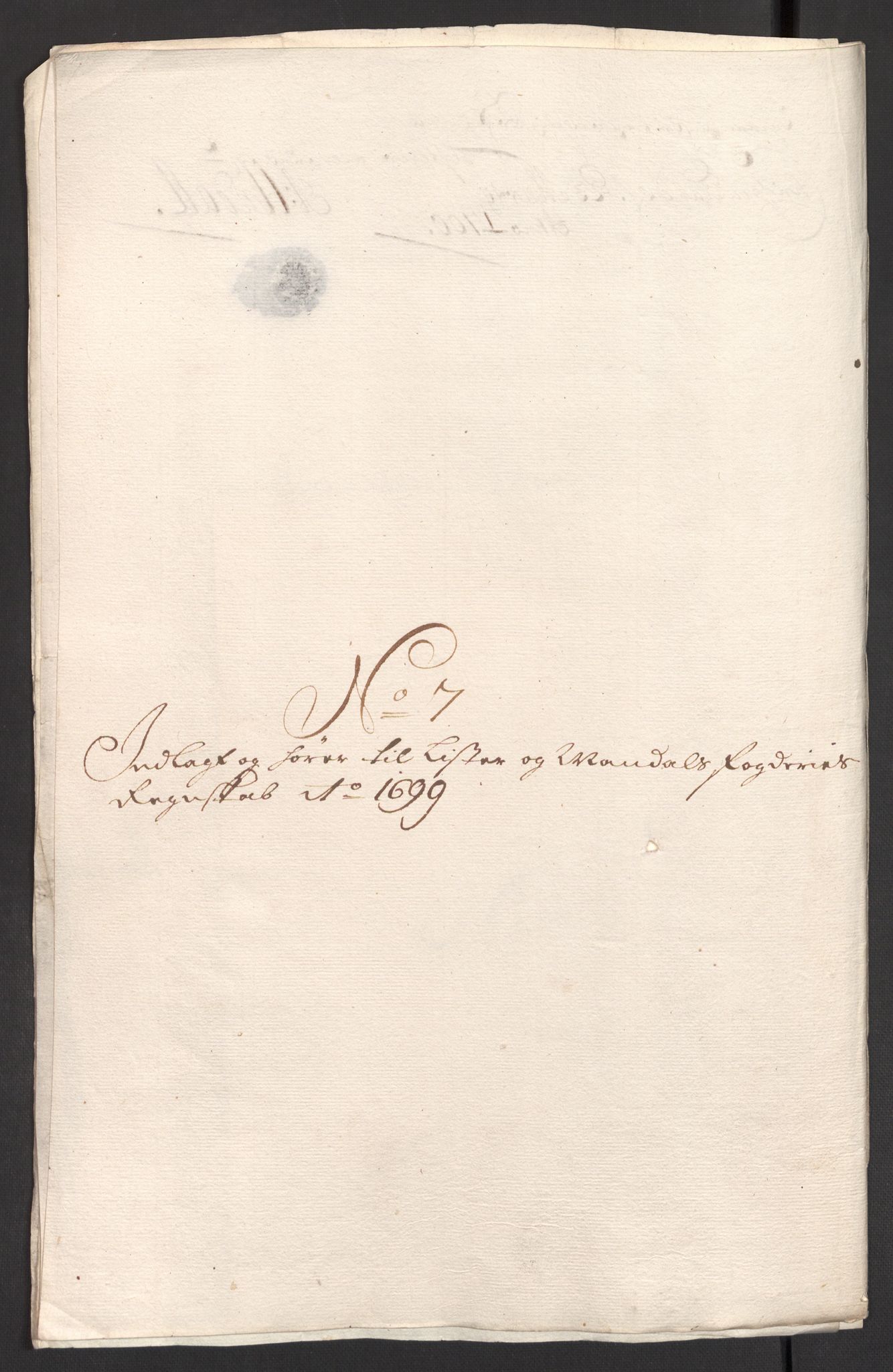 Rentekammeret inntil 1814, Reviderte regnskaper, Fogderegnskap, RA/EA-4092/R43/L2547: Fogderegnskap Lista og Mandal, 1698-1699, p. 213