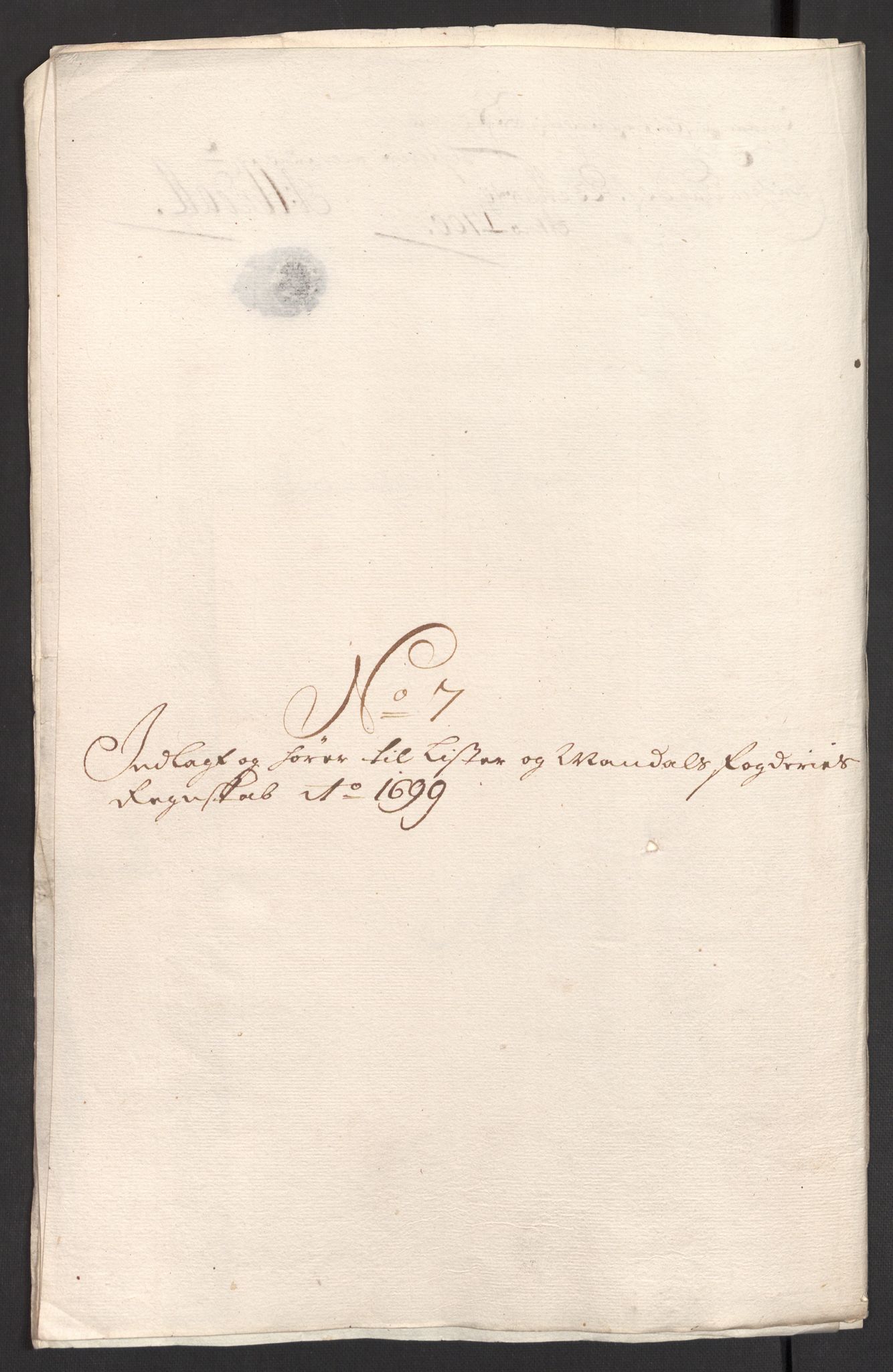 Rentekammeret inntil 1814, Reviderte regnskaper, Fogderegnskap, AV/RA-EA-4092/R43/L2547: Fogderegnskap Lista og Mandal, 1698-1699, p. 213