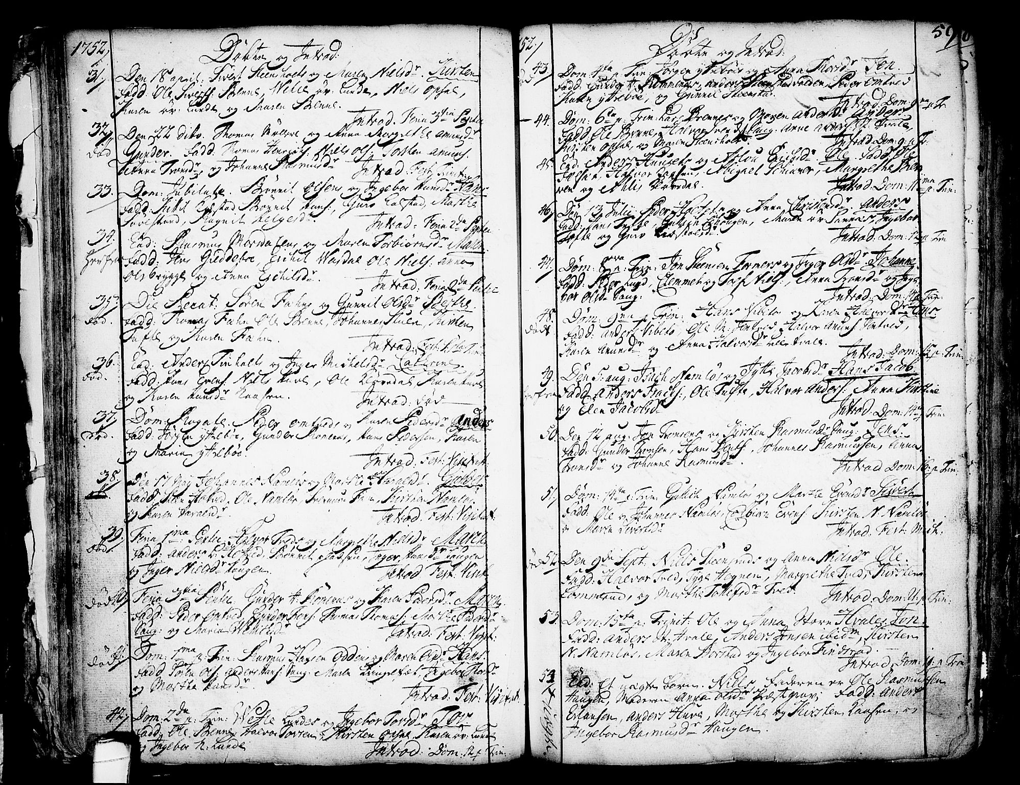 Holla kirkebøker, SAKO/A-272/F/Fa/L0001: Parish register (official) no. 1, 1717-1779, p. 59