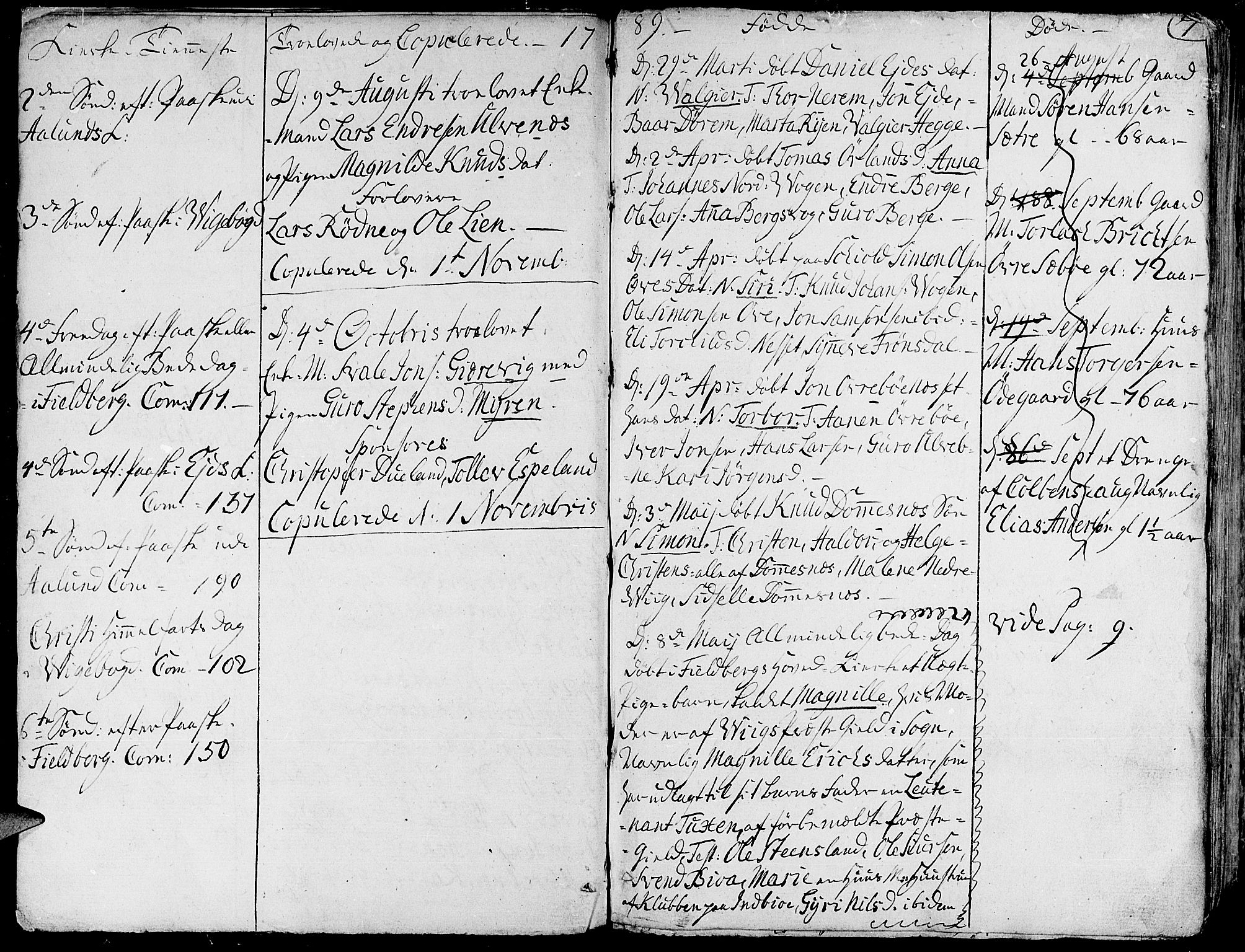 Fjelberg sokneprestembete, AV/SAB-A-75201/H/Haa: Parish register (official) no. A 3, 1788-1815, p. 7