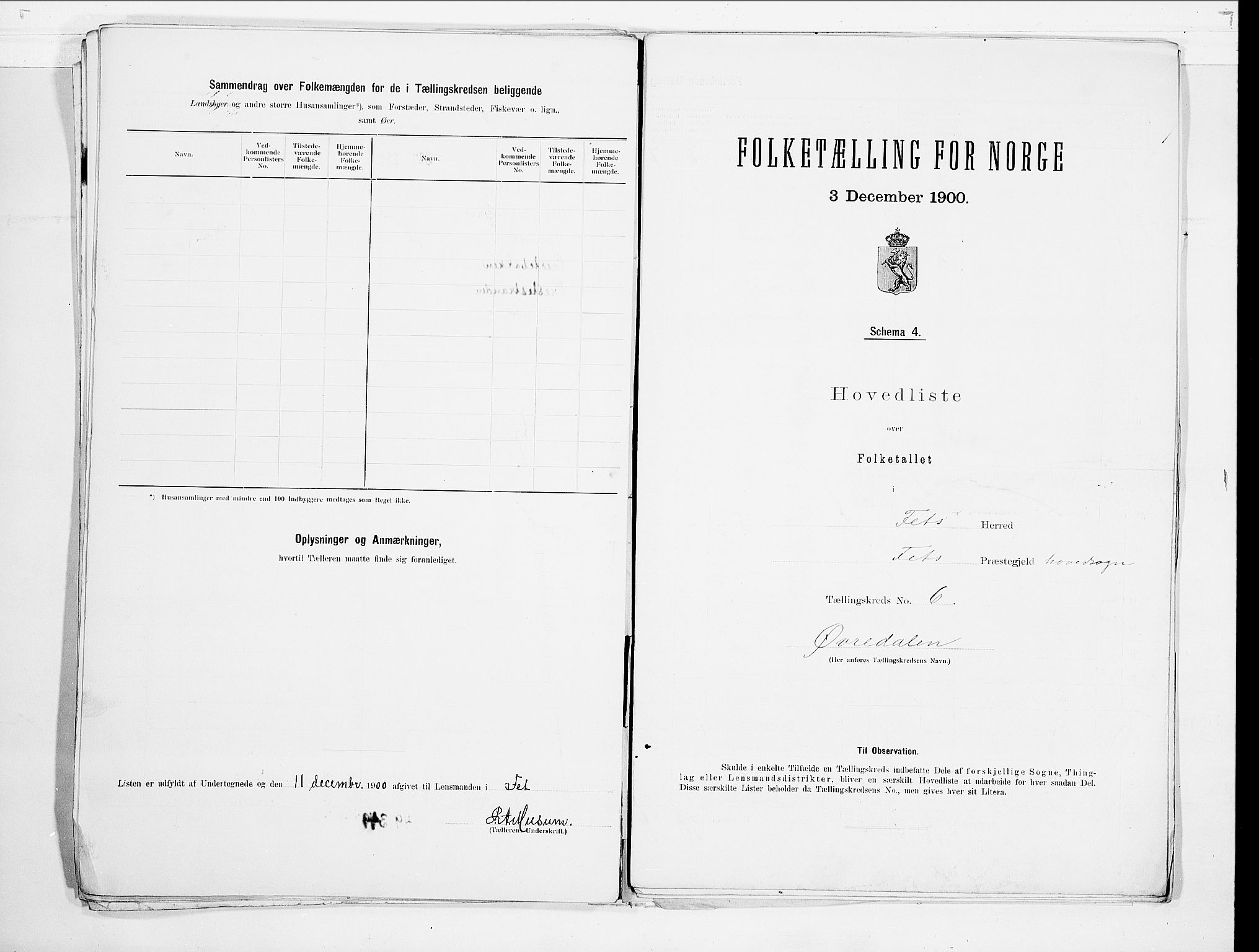 SAO, 1900 census for Fet, 1900, p. 16