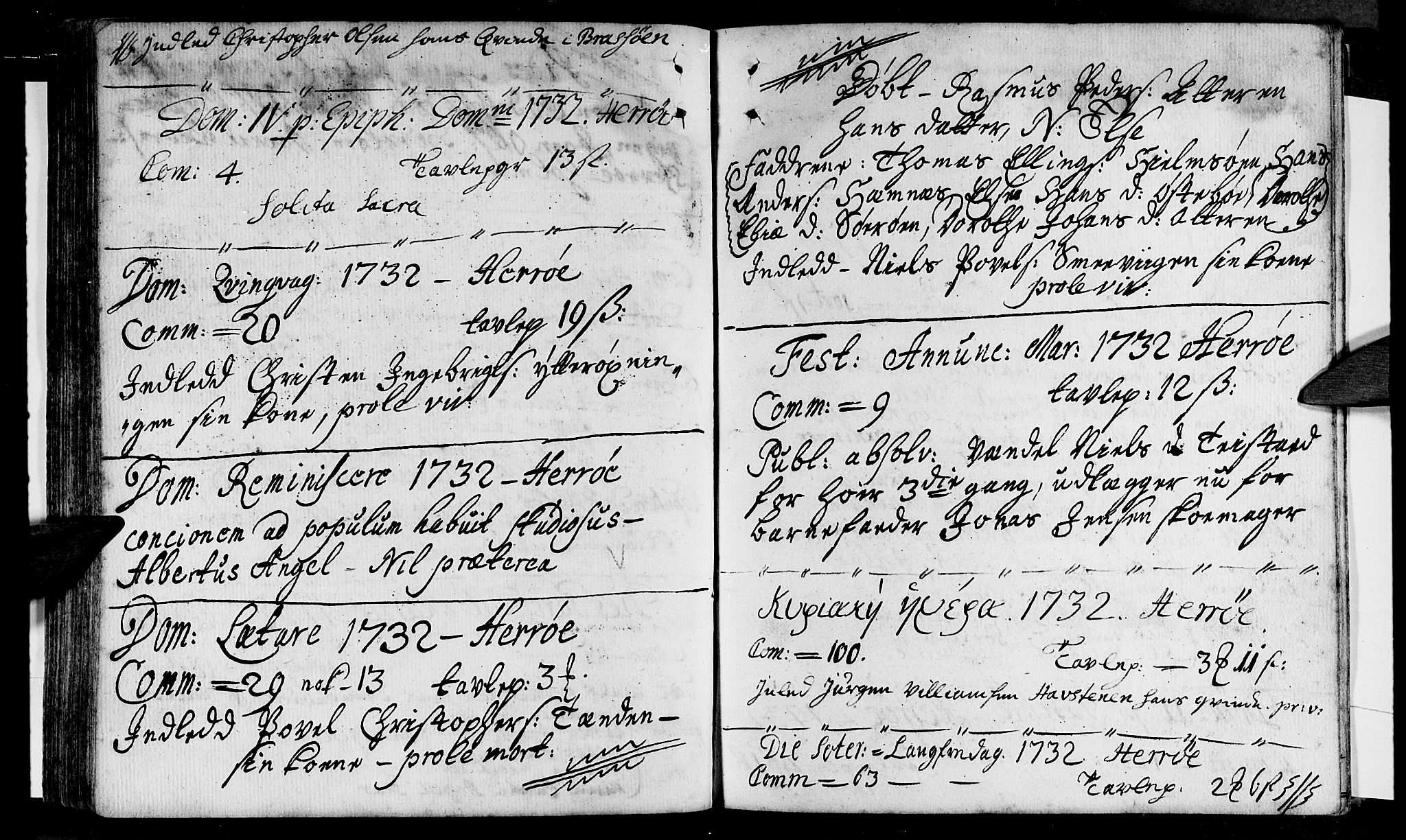 Ministerialprotokoller, klokkerbøker og fødselsregistre - Nordland, SAT/A-1459/834/L0503: Parish register (official) no. 834A01, 1714-1737