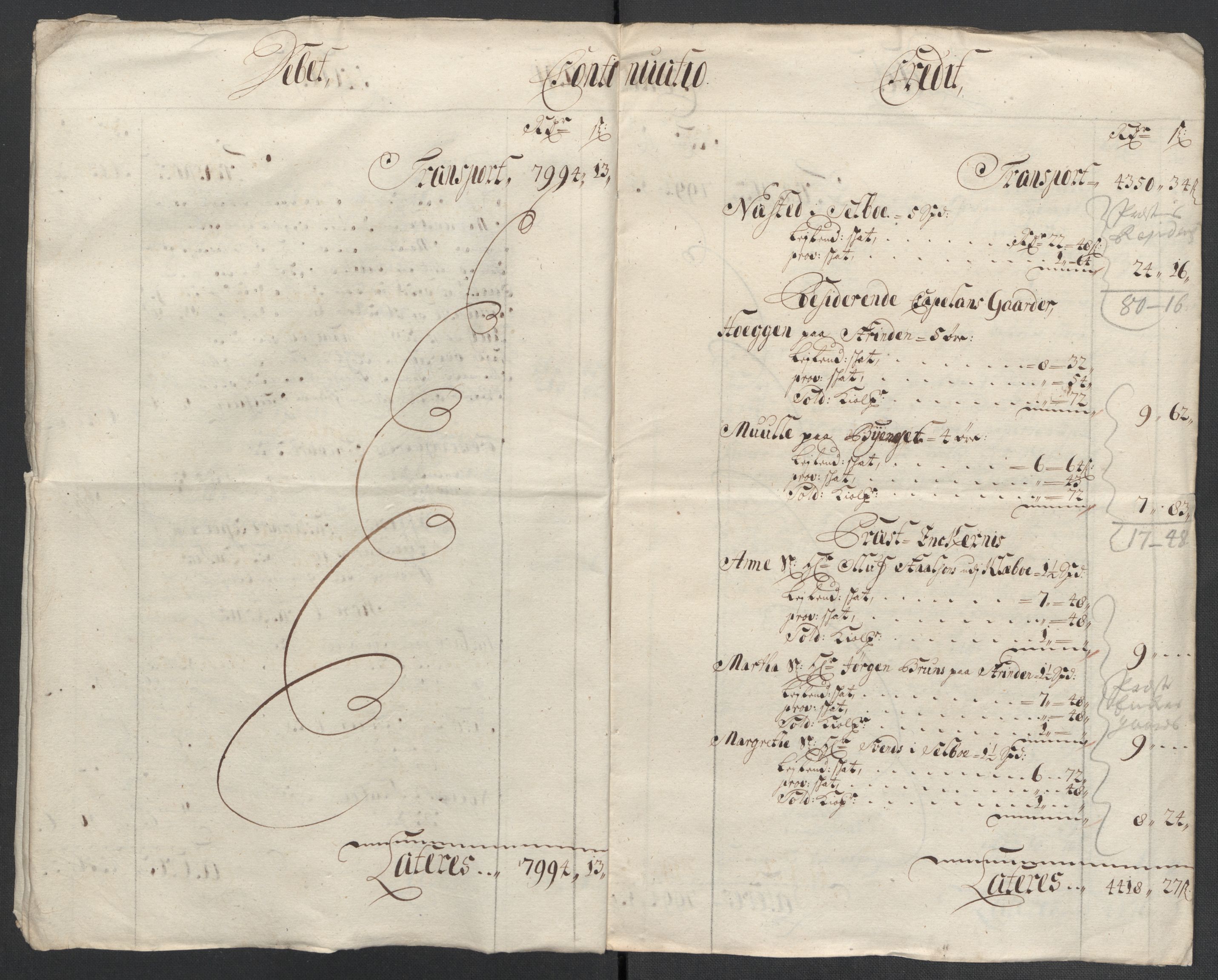 Rentekammeret inntil 1814, Reviderte regnskaper, Fogderegnskap, AV/RA-EA-4092/R61/L4110: Fogderegnskap Strinda og Selbu, 1707-1708, p. 7