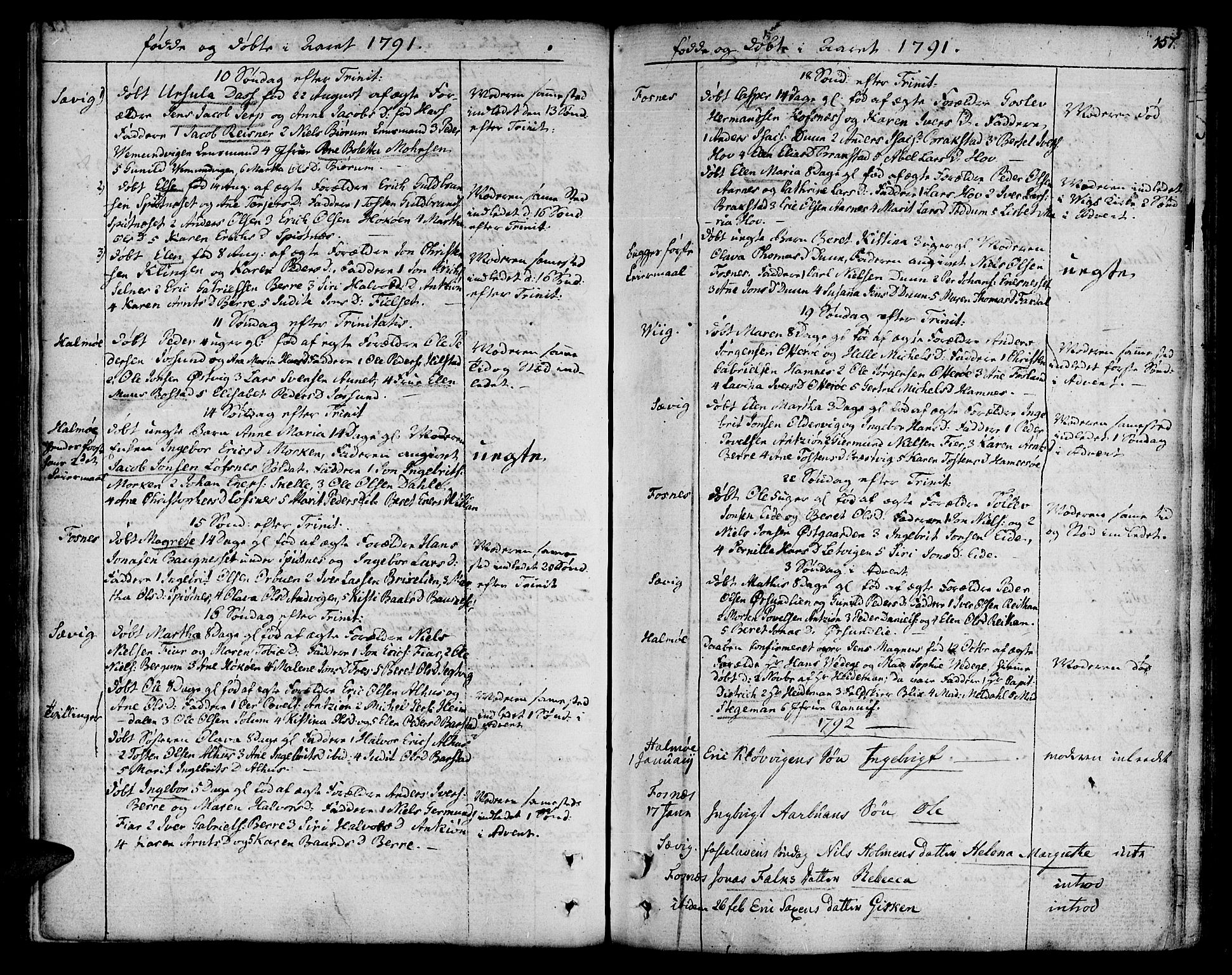 Ministerialprotokoller, klokkerbøker og fødselsregistre - Nord-Trøndelag, SAT/A-1458/773/L0608: Parish register (official) no. 773A02, 1784-1816, p. 157
