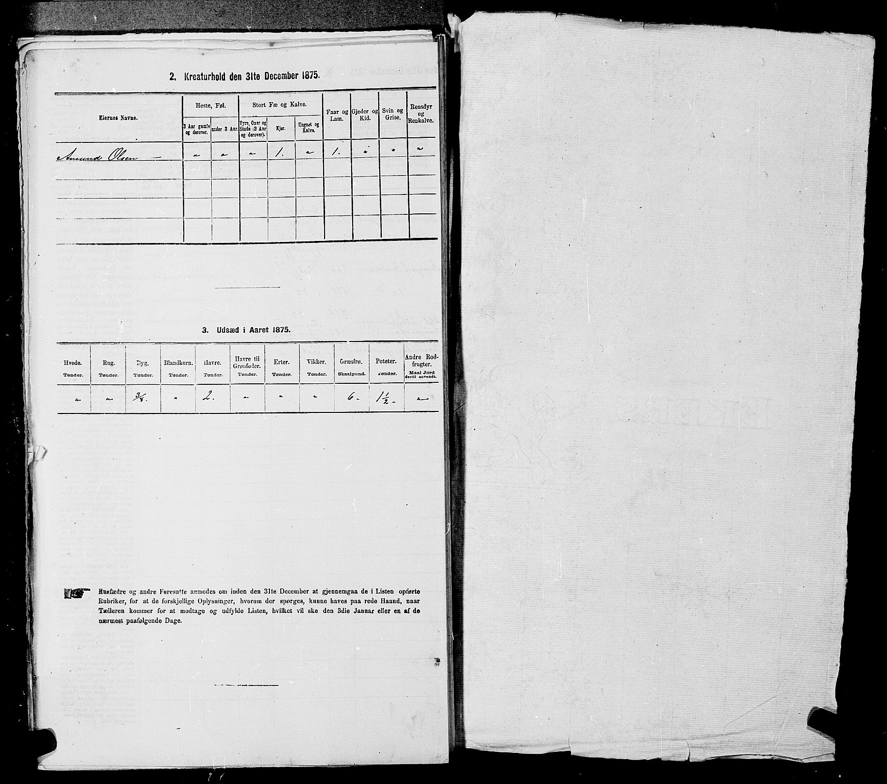 RA, 1875 census for 0234P Gjerdrum, 1875, p. 619