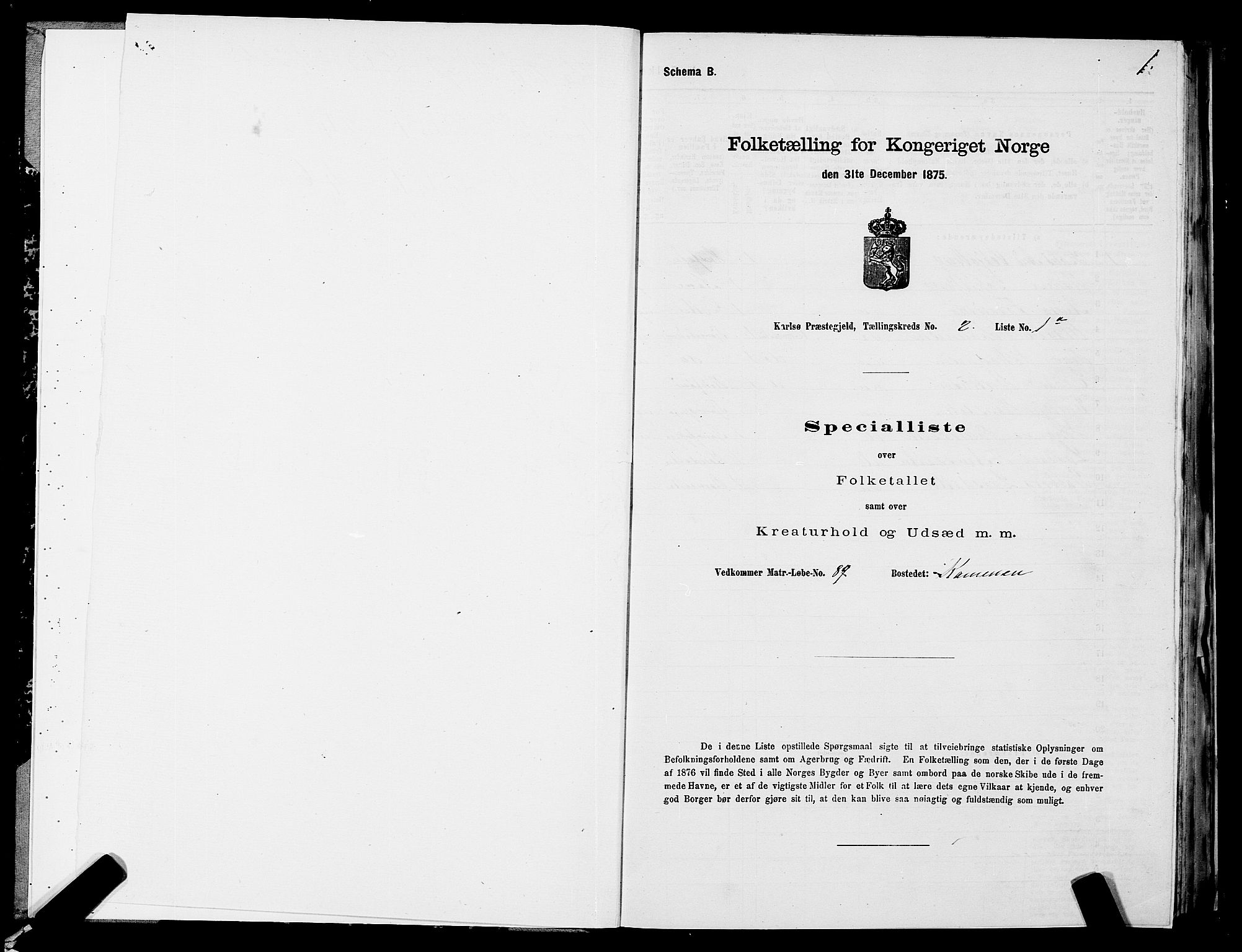 SATØ, 1875 census for 1936P Karlsøy, 1875, p. 2001