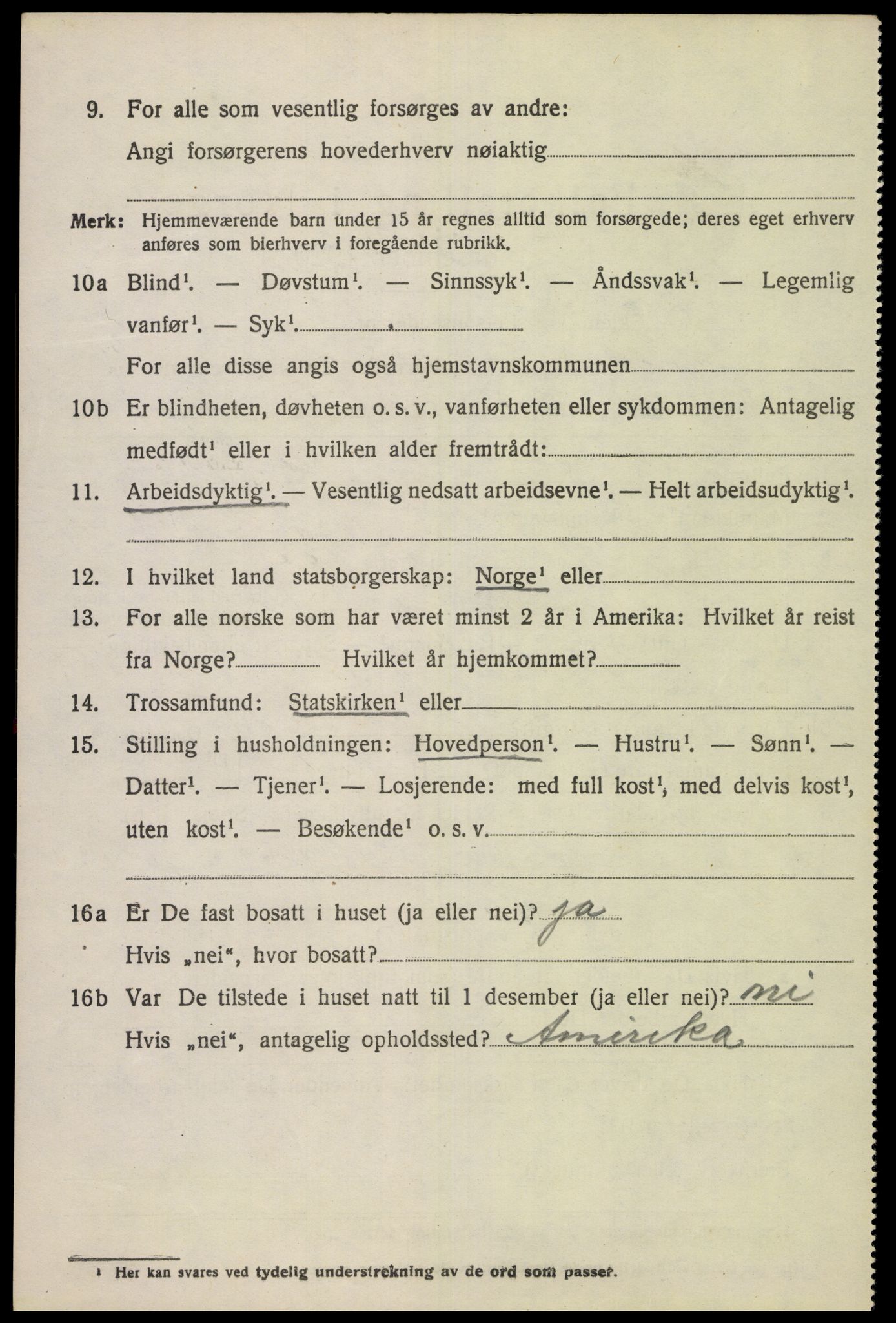 SAK, 1920 census for Lista, 1920, p. 13778