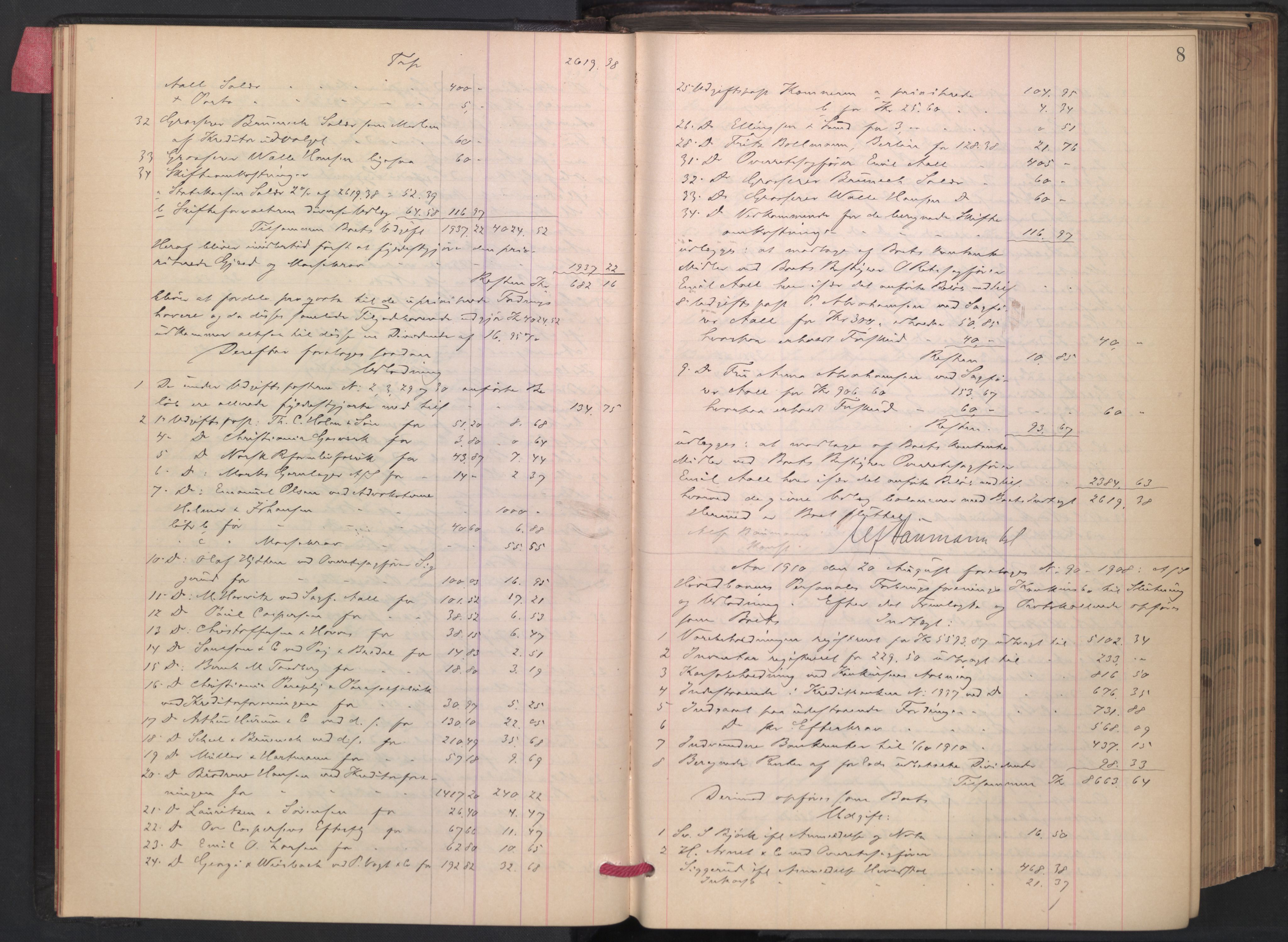 Oslo skifterett, AV/SAO-A-10383/H/Hd/Hdc/L0007: Skifteutlodningsprotokoll, 1910-1913, p. 8