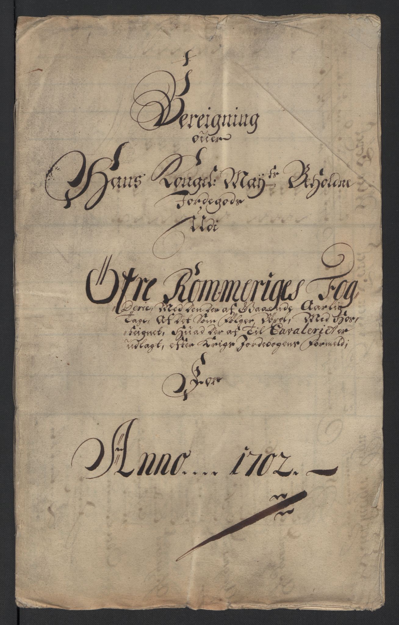 Rentekammeret inntil 1814, Reviderte regnskaper, Fogderegnskap, RA/EA-4092/R12/L0714: Fogderegnskap Øvre Romerike, 1702, p. 17