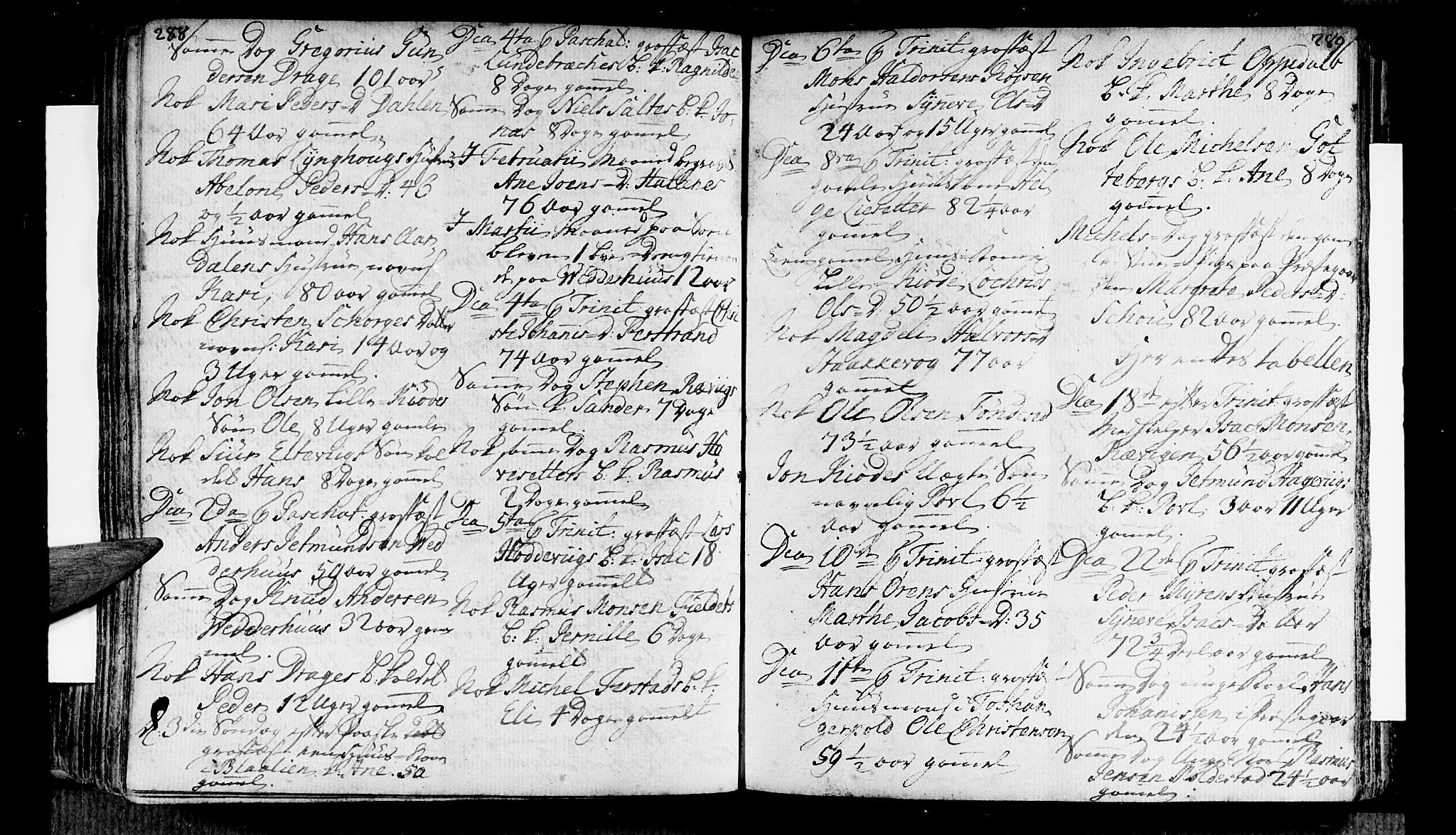 Selje sokneprestembete, AV/SAB-A-99938/H/Ha/Haa/Haaa: Parish register (official) no. A 4, 1743-1759, p. 288-289