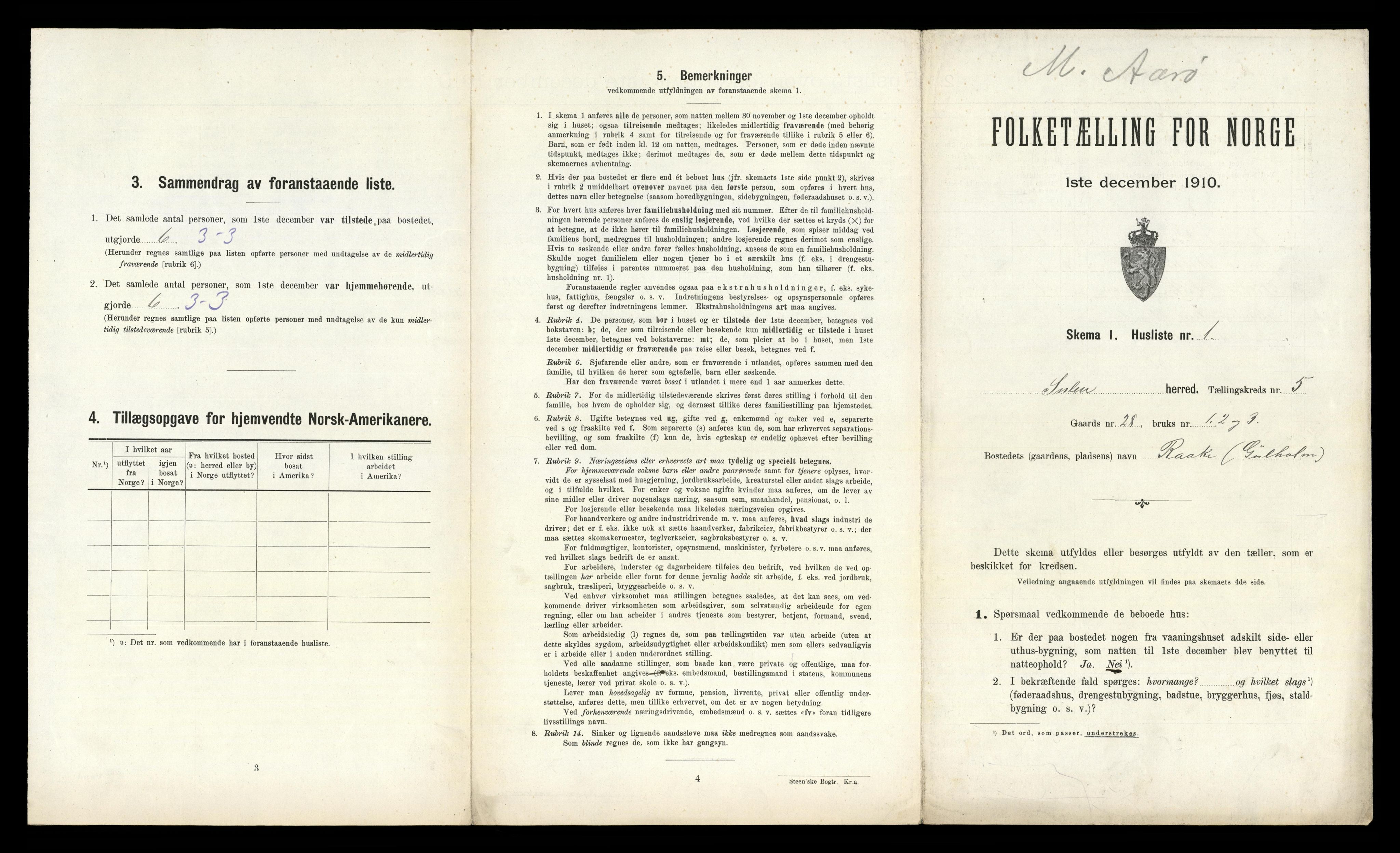 RA, 1910 census for Solund, 1910, p. 389