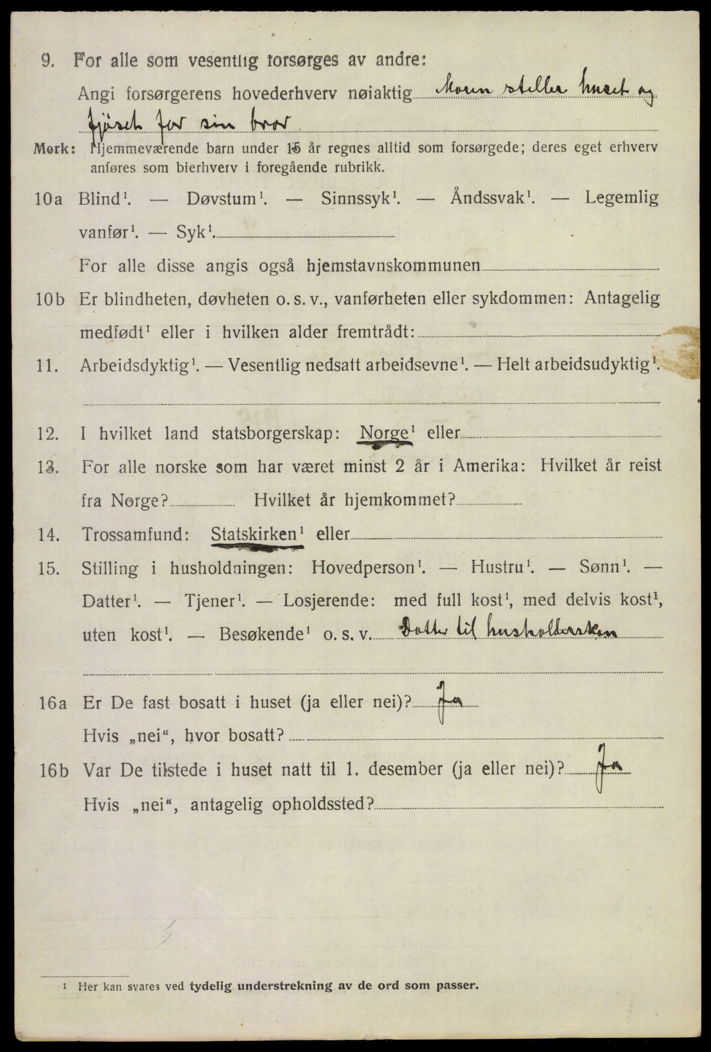 SAKO, 1920 census for Ramnes, 1920, p. 4981