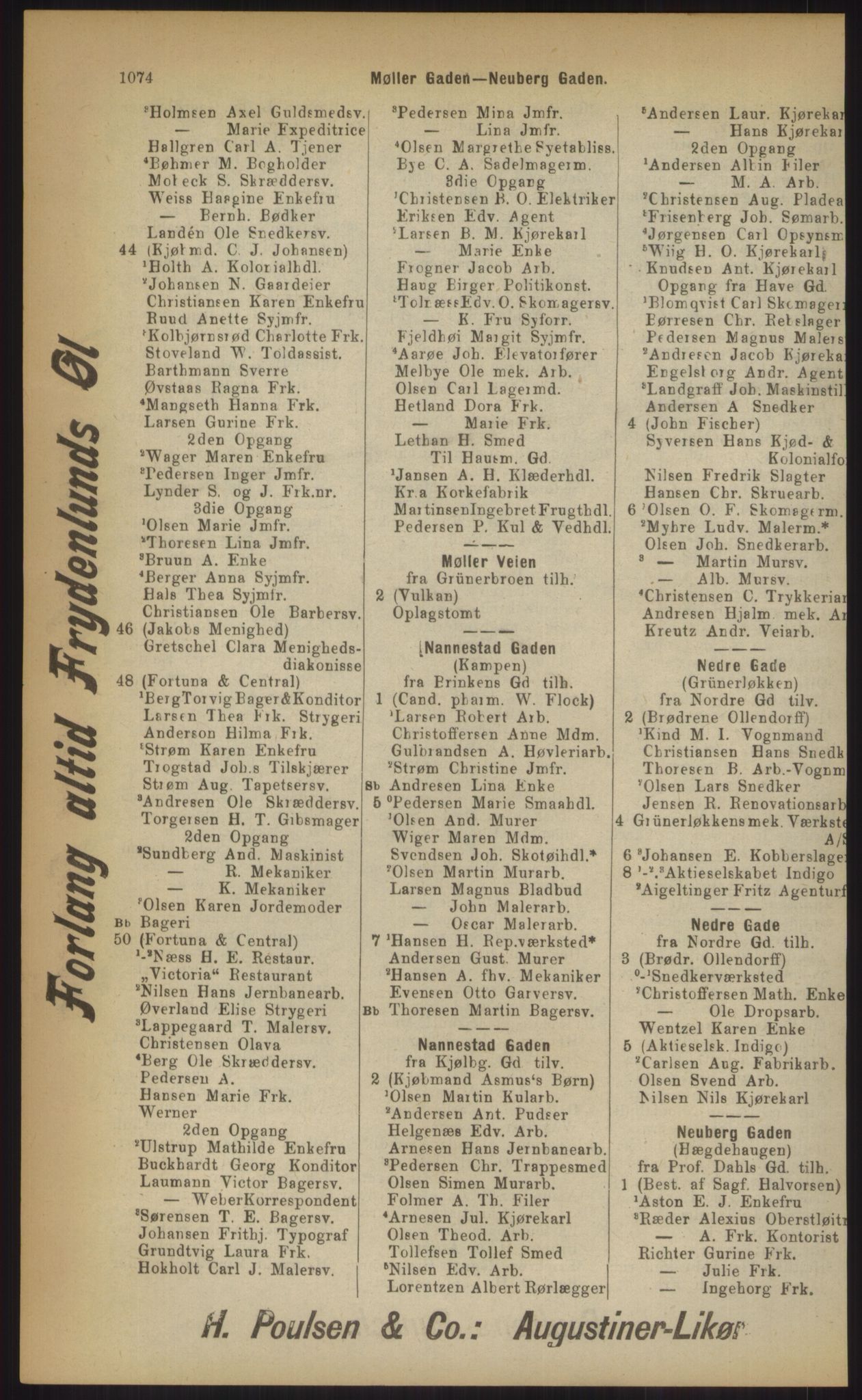 Kristiania/Oslo adressebok, PUBL/-, 1903, p. 1074