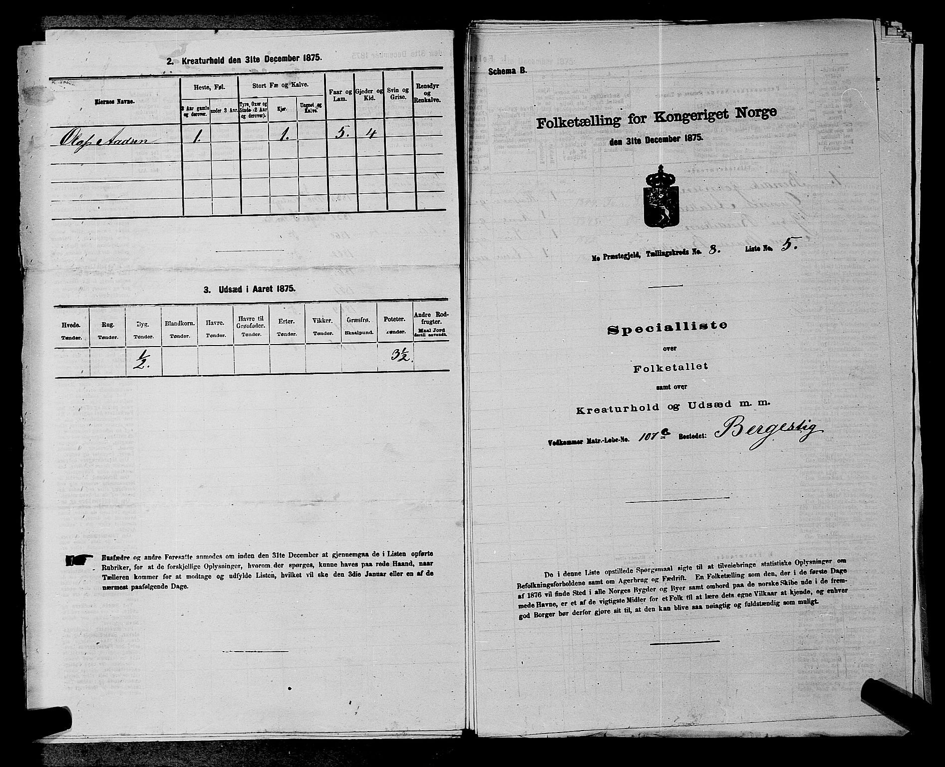 SAKO, 1875 census for 0832P Mo, 1875, p. 622