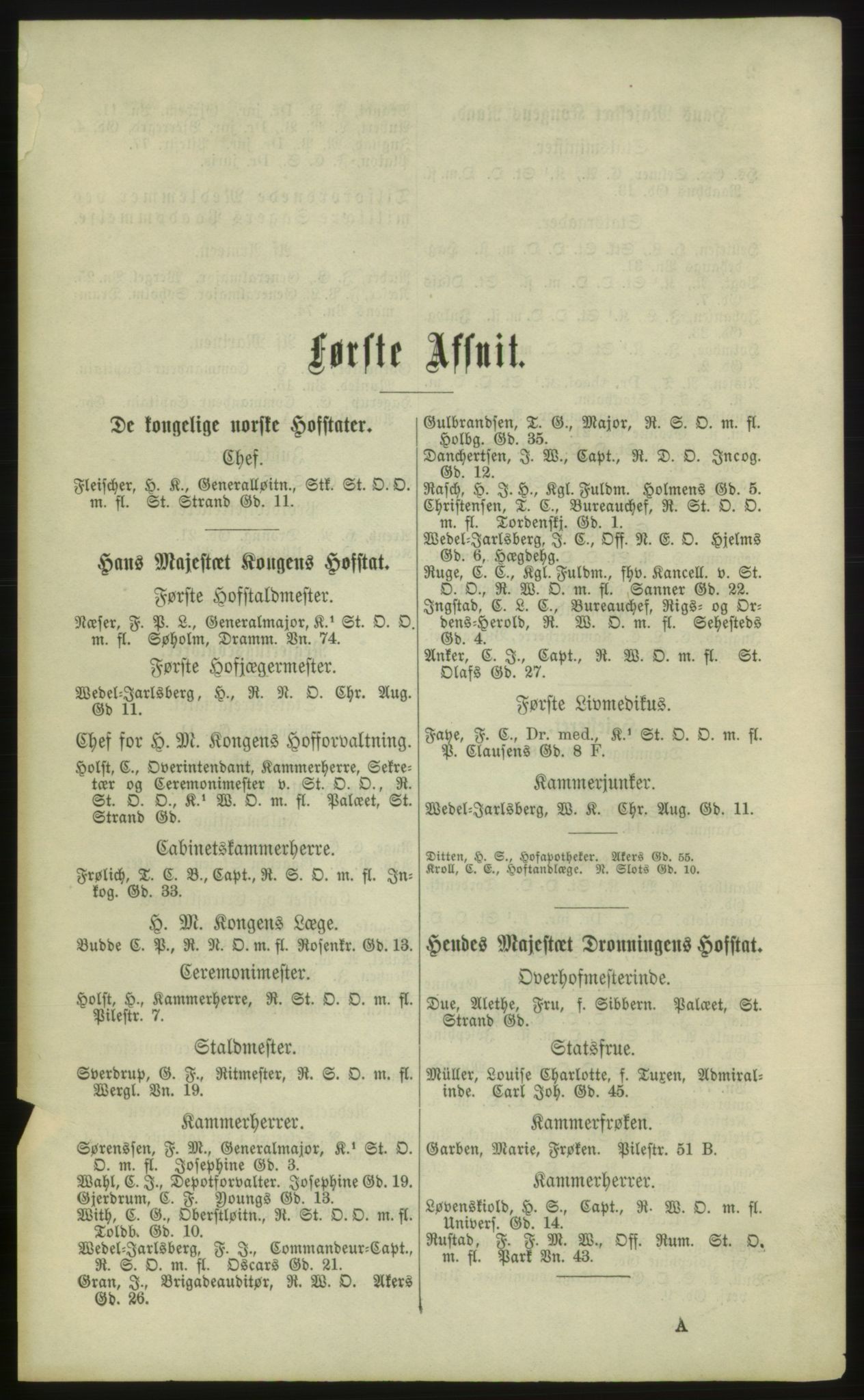 Kristiania/Oslo adressebok, PUBL/-, 1881, p. 1