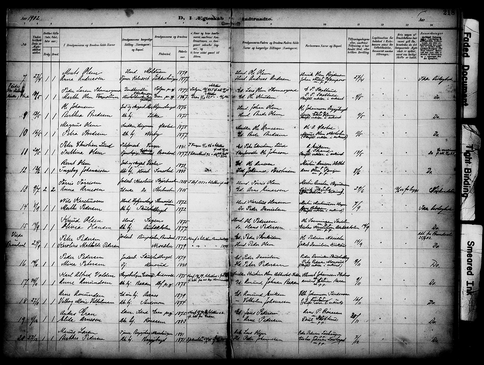 Grue prestekontor, AV/SAH-PREST-036/H/Ha/Haa/L0013: Parish register (official) no. 13, 1898-1910, p. 218