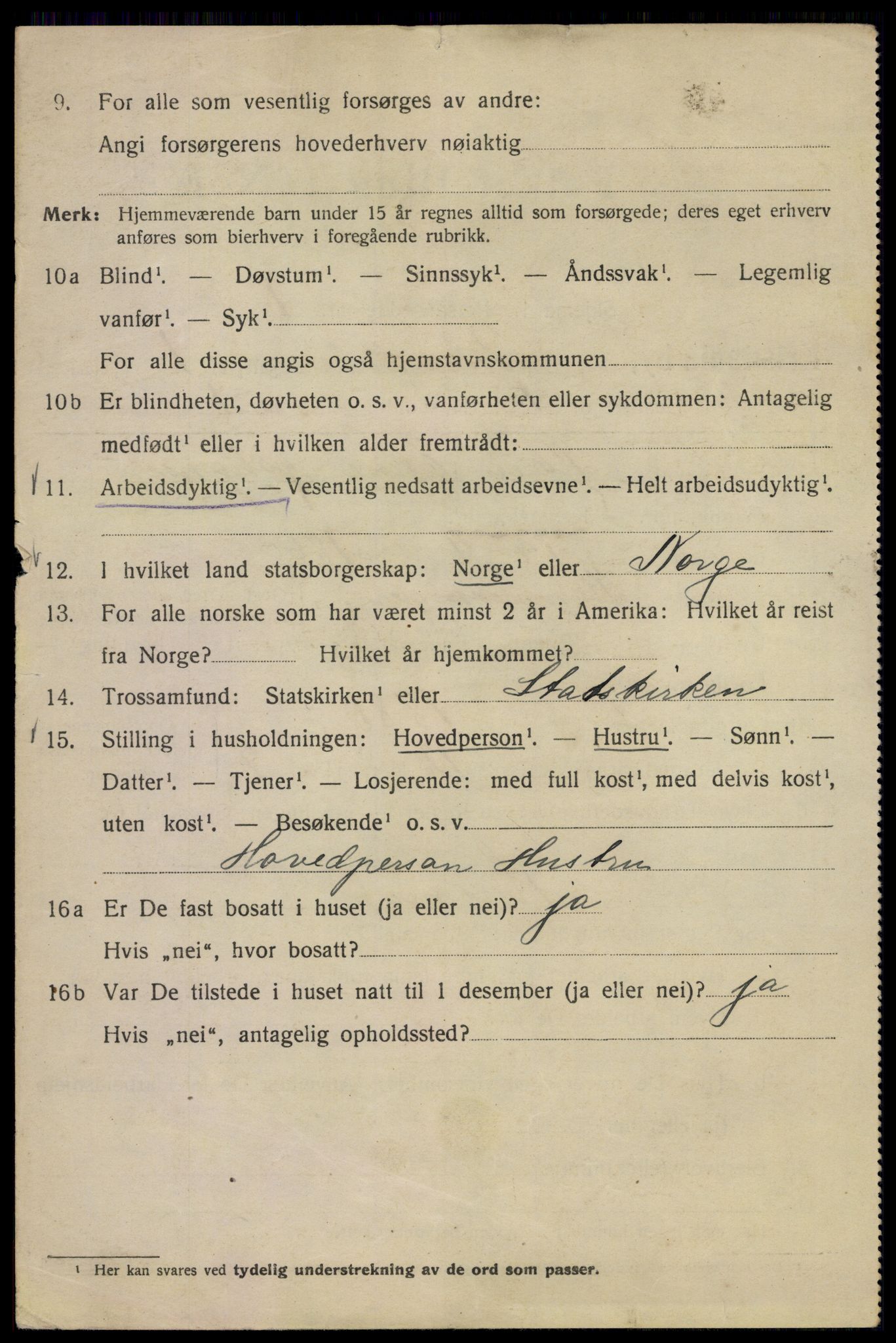 SAO, 1920 census for Kristiania, 1920, p. 373594