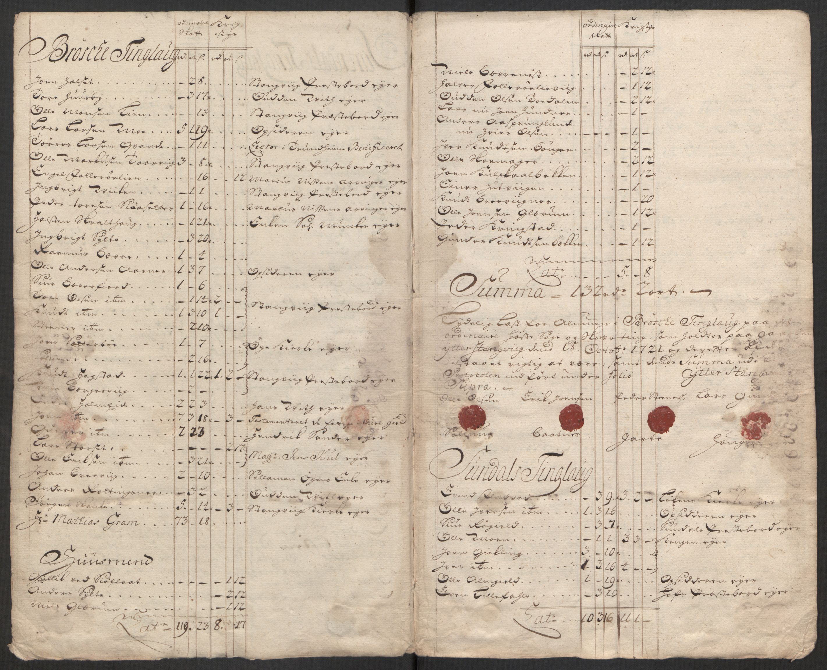 Rentekammeret inntil 1814, Reviderte regnskaper, Fogderegnskap, RA/EA-4092/R56/L3754: Fogderegnskap Nordmøre, 1721, p. 386