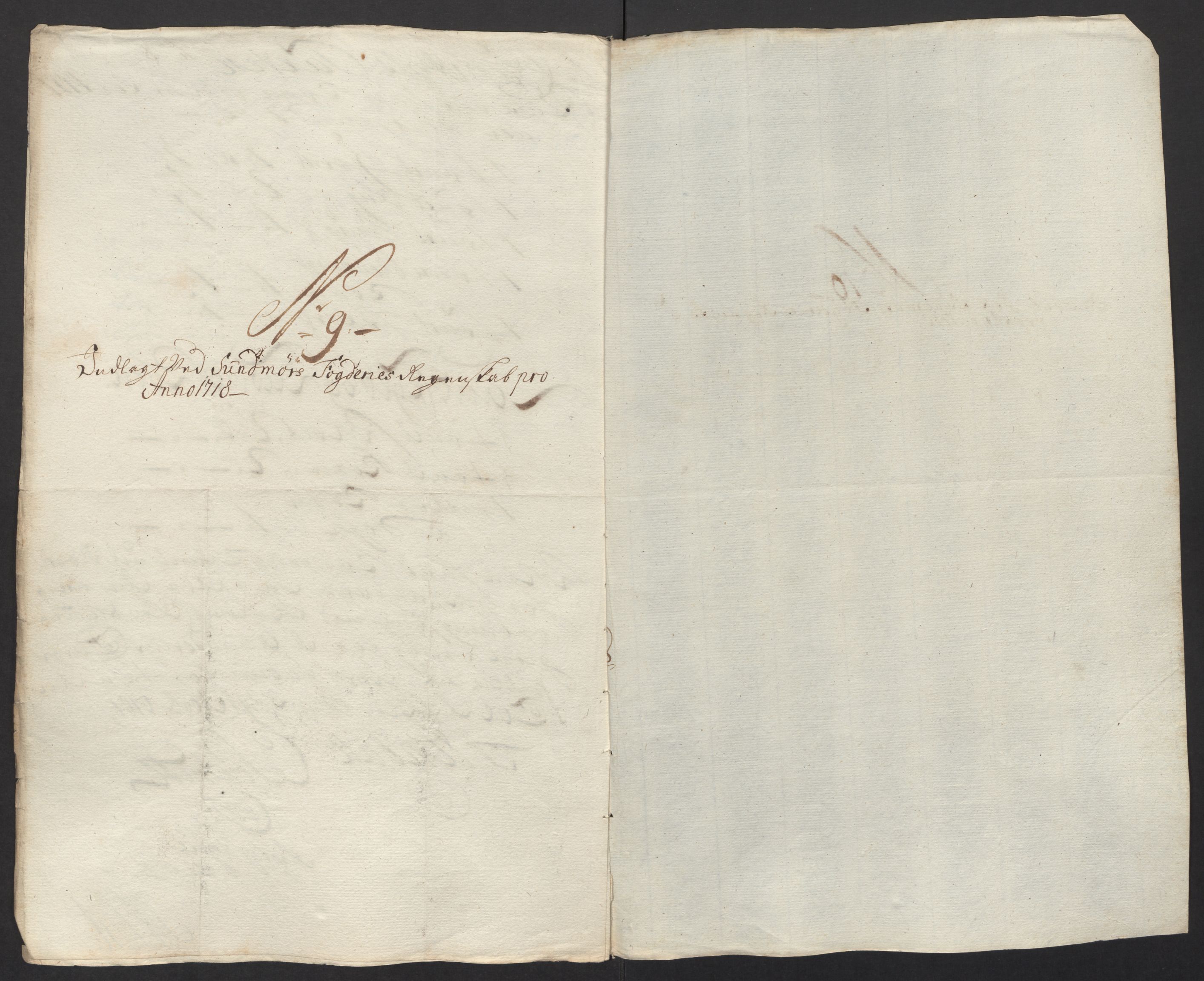 Rentekammeret inntil 1814, Reviderte regnskaper, Fogderegnskap, AV/RA-EA-4092/R54/L3570: Fogderegnskap Sunnmøre, 1718, p. 109