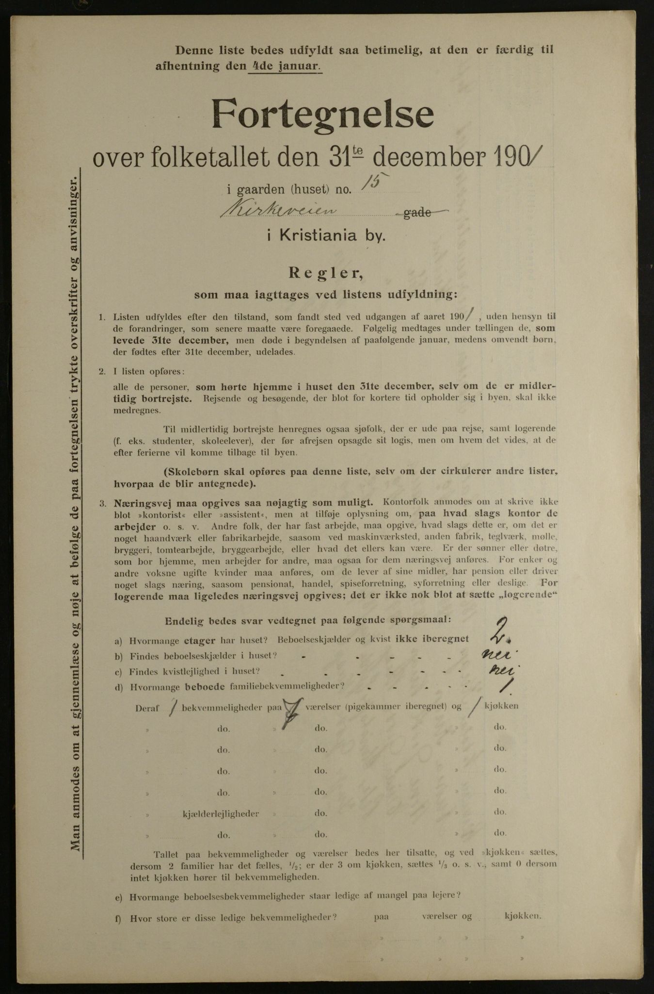 OBA, Municipal Census 1901 for Kristiania, 1901, p. 7989