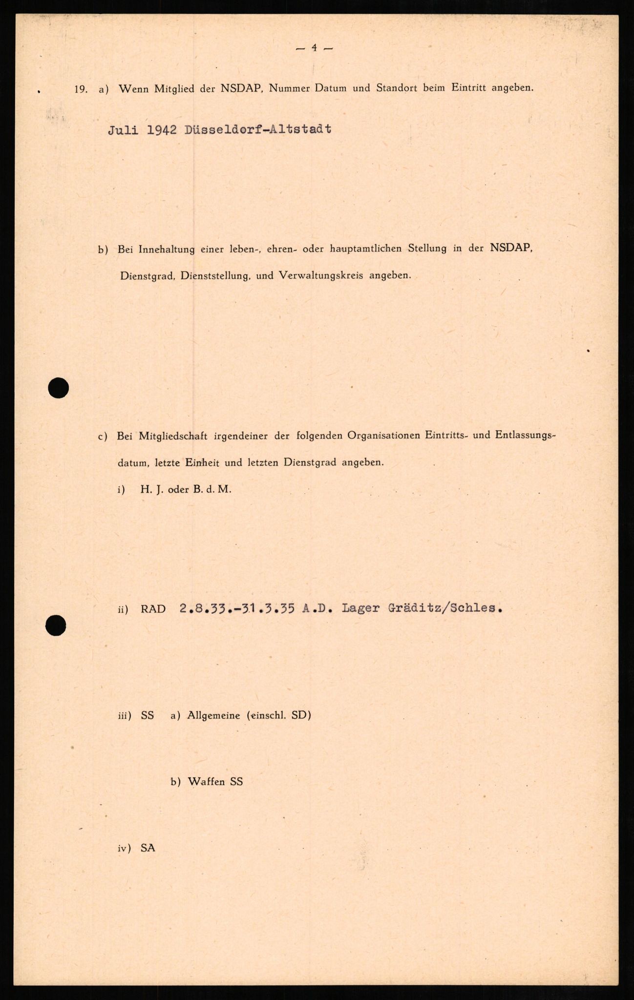 Forsvaret, Forsvarets overkommando II, AV/RA-RAFA-3915/D/Db/L0008: CI Questionaires. Tyske okkupasjonsstyrker i Norge. Tyskere., 1945-1946, p. 395