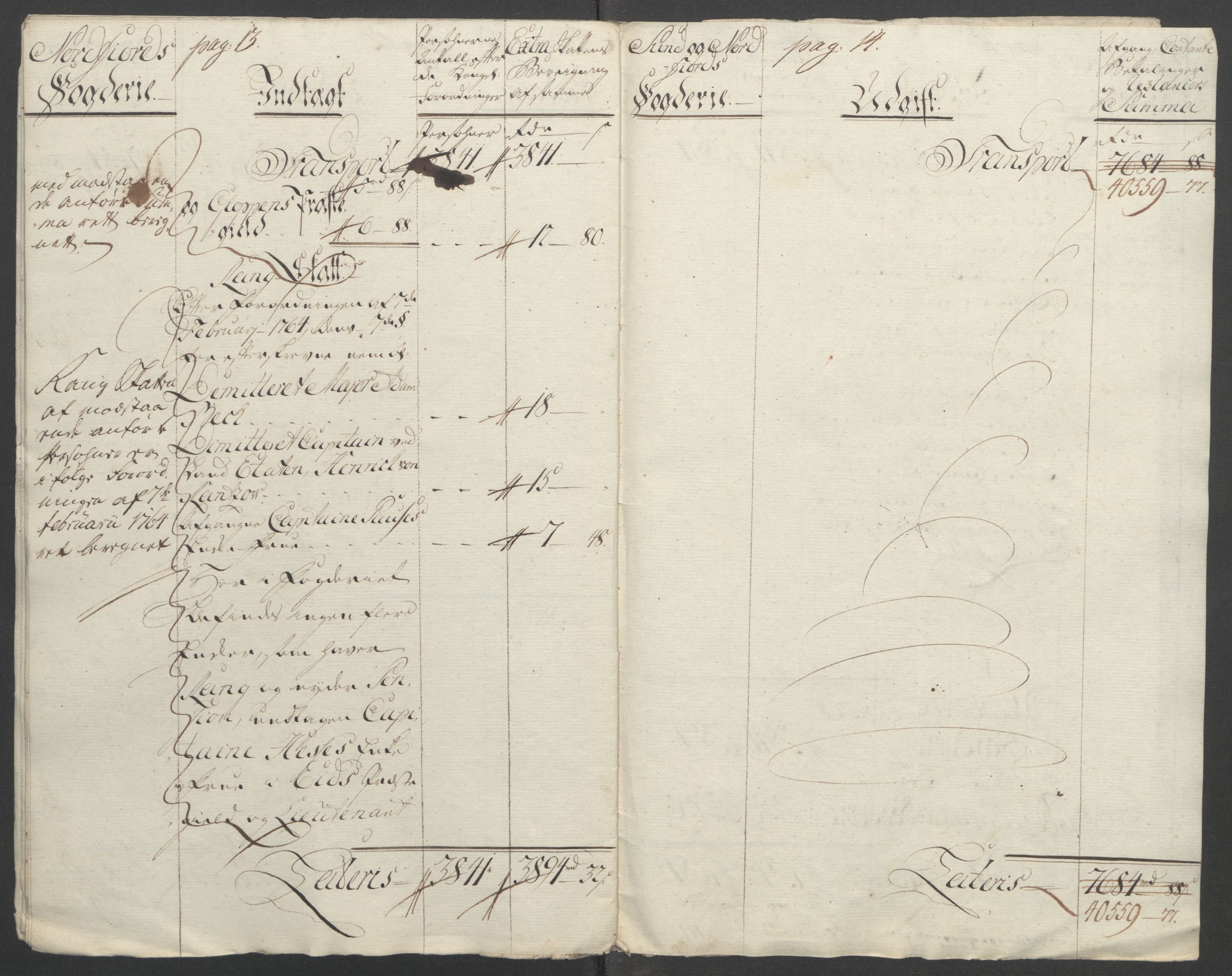 Rentekammeret inntil 1814, Reviderte regnskaper, Fogderegnskap, AV/RA-EA-4092/R53/L3550: Ekstraskatten Sunn- og Nordfjord, 1762-1771, p. 245