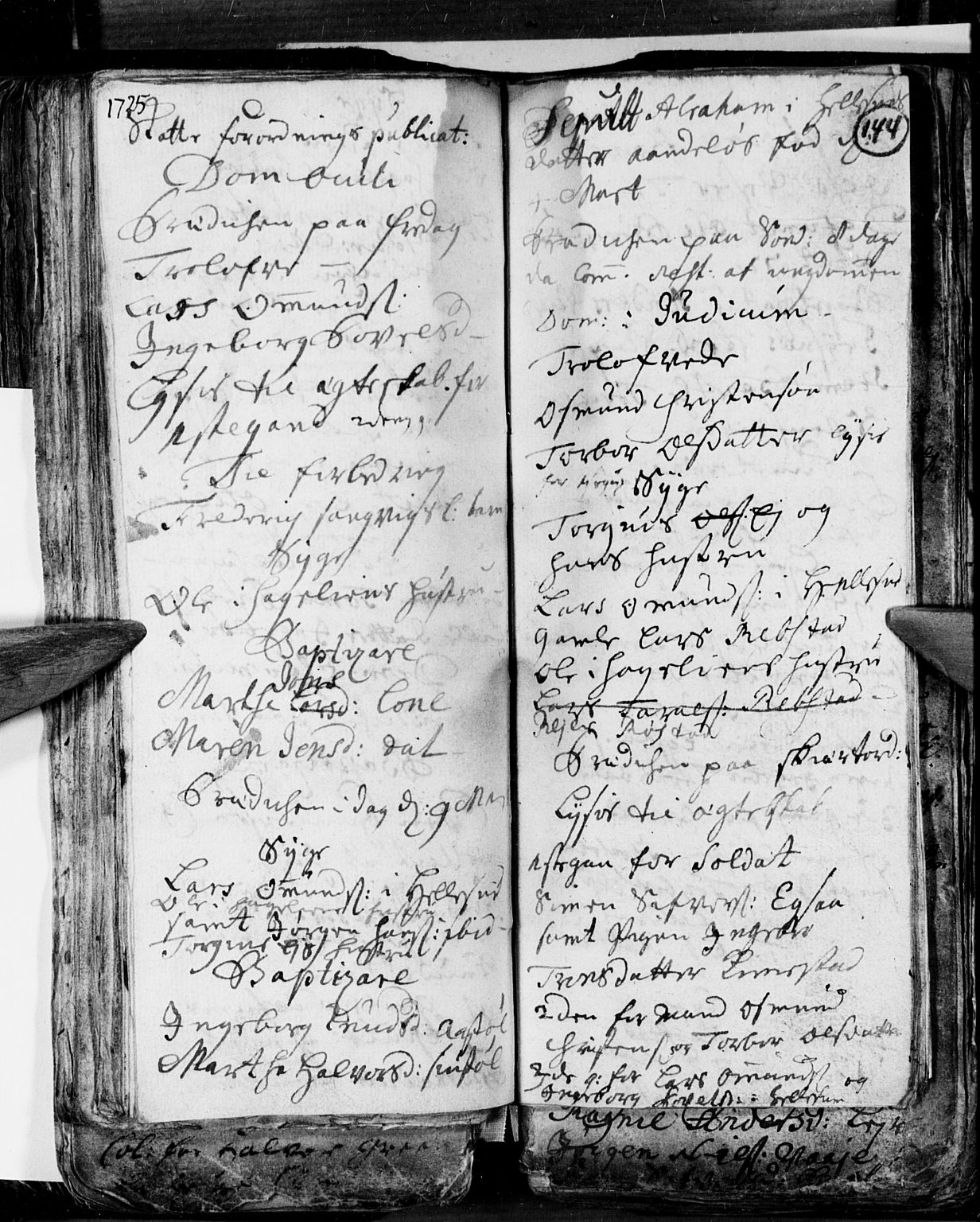 Søgne sokneprestkontor, AV/SAK-1111-0037/F/Fa/Fab/L0001: Parish register (official) no. A 1, 1716-1740, p. 144