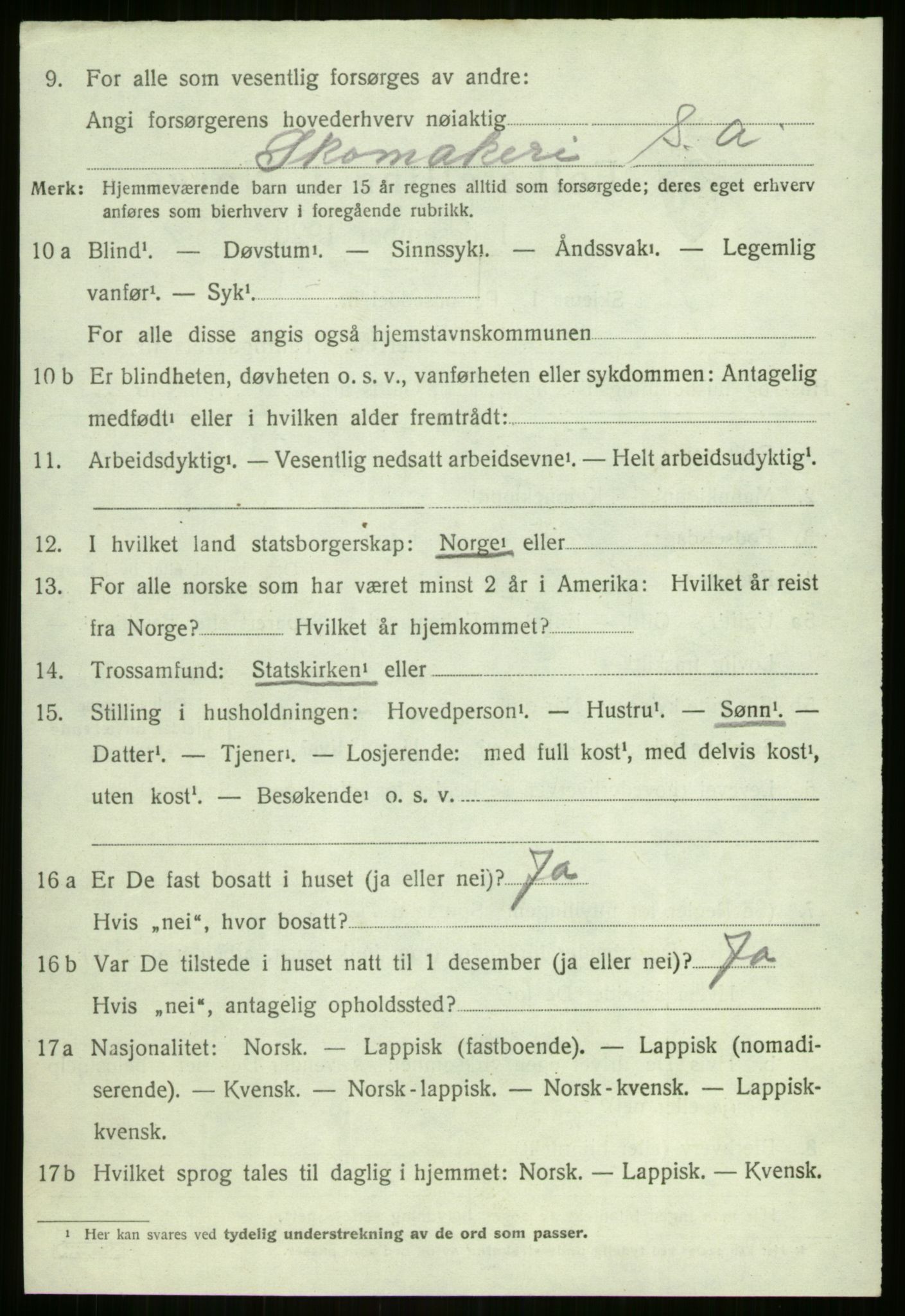 SATØ, 1920 census for Sørreisa, 1920, p. 4034