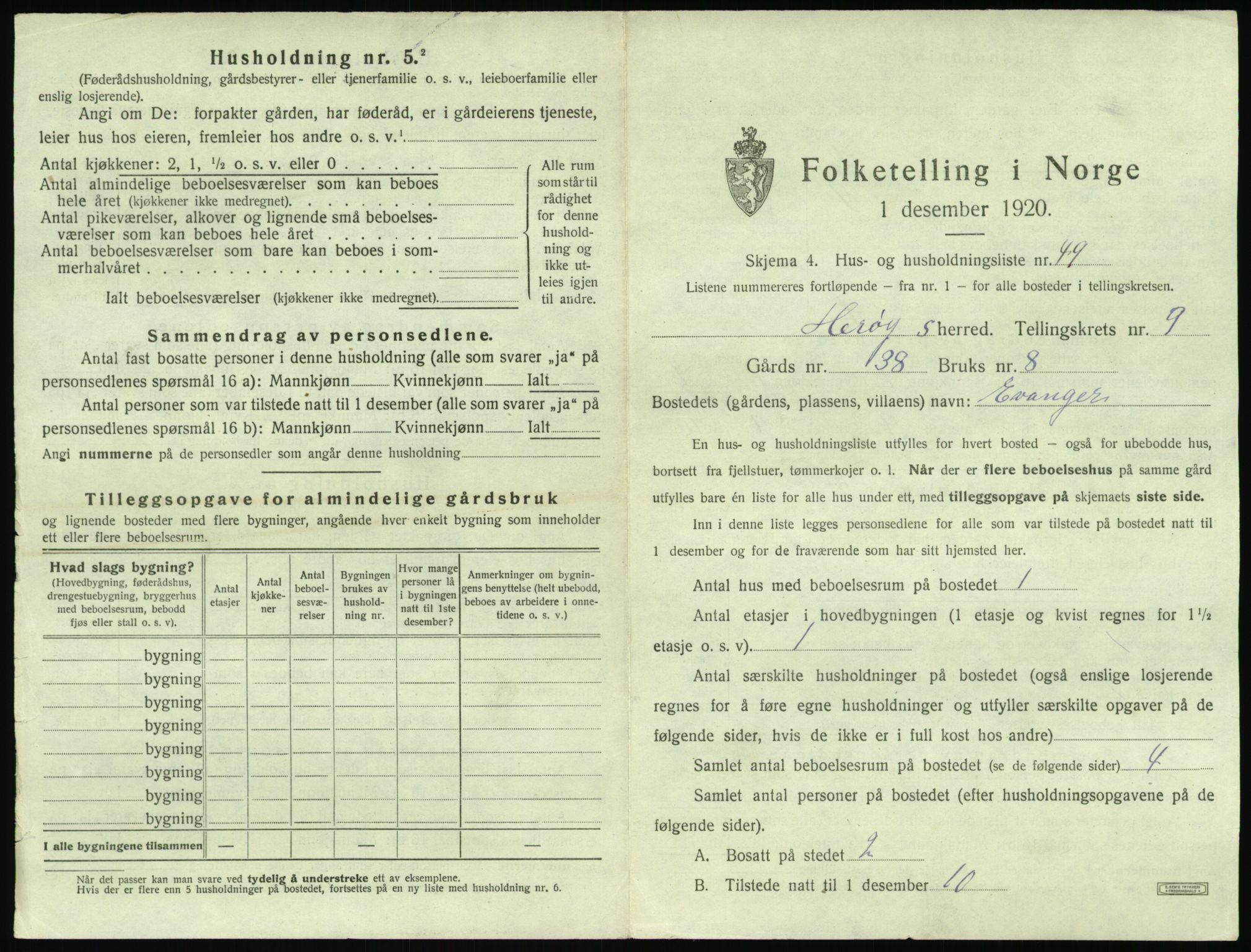 SAT, 1920 census for Herøy (MR), 1920, p. 793