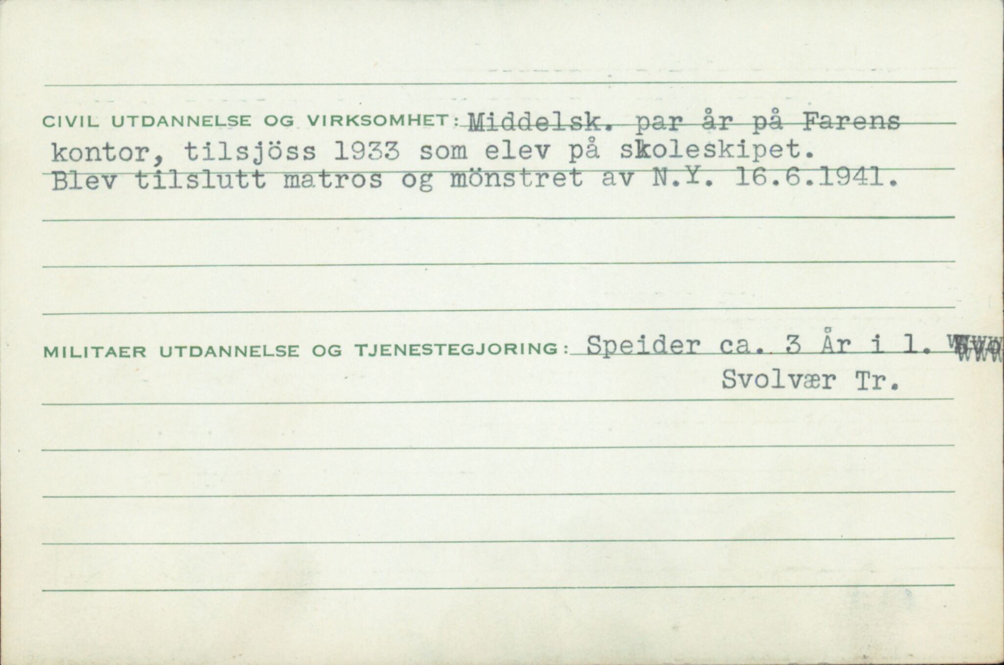 Forsvaret, Forsvarets overkommando/Luftforsvarsstaben, RA/RAFA-4079/P/Pa/L0037: Personellpapirer, 1914, p. 70