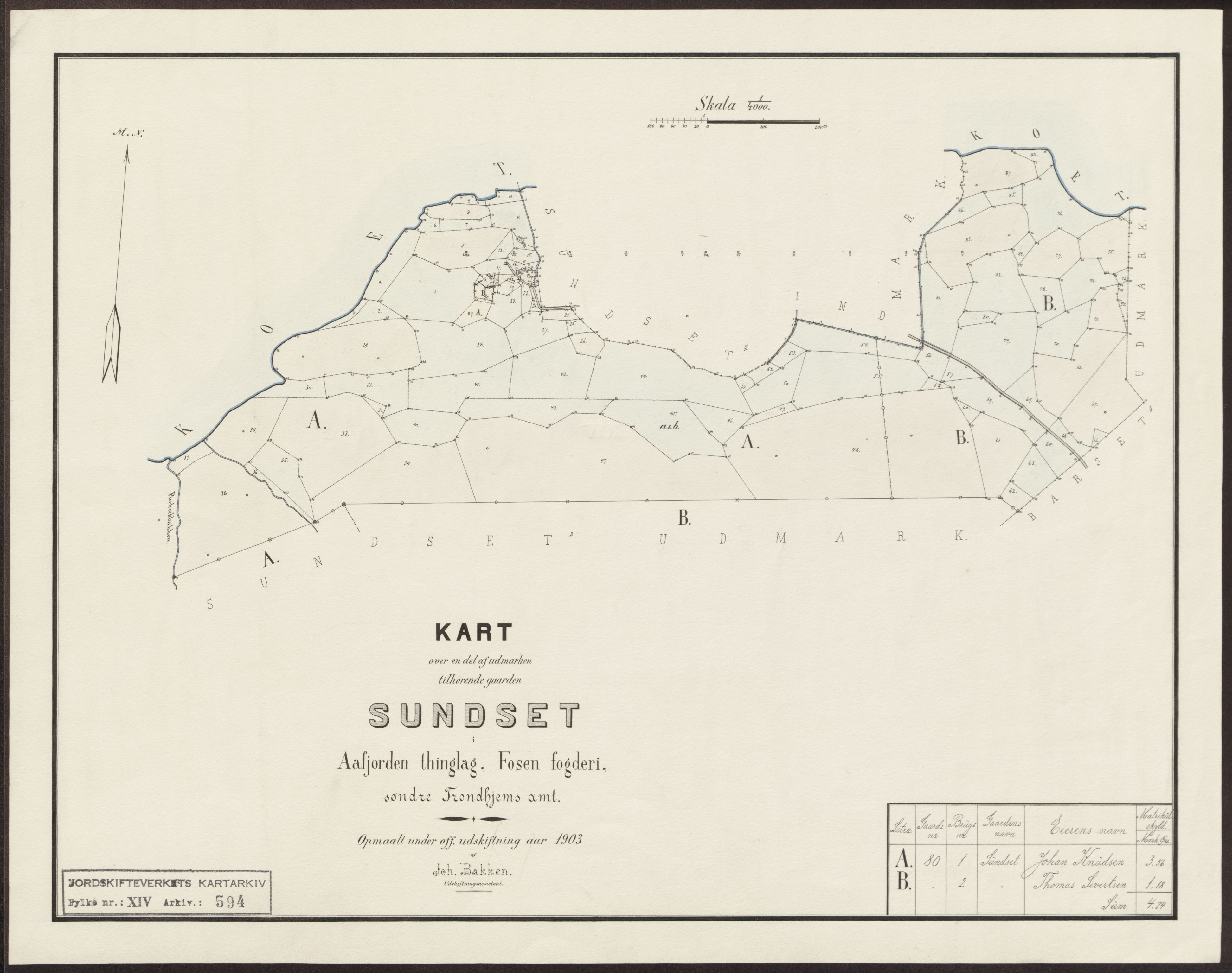 Jordskifteverkets kartarkiv, AV/RA-S-3929/T, 1859-1988, p. 817