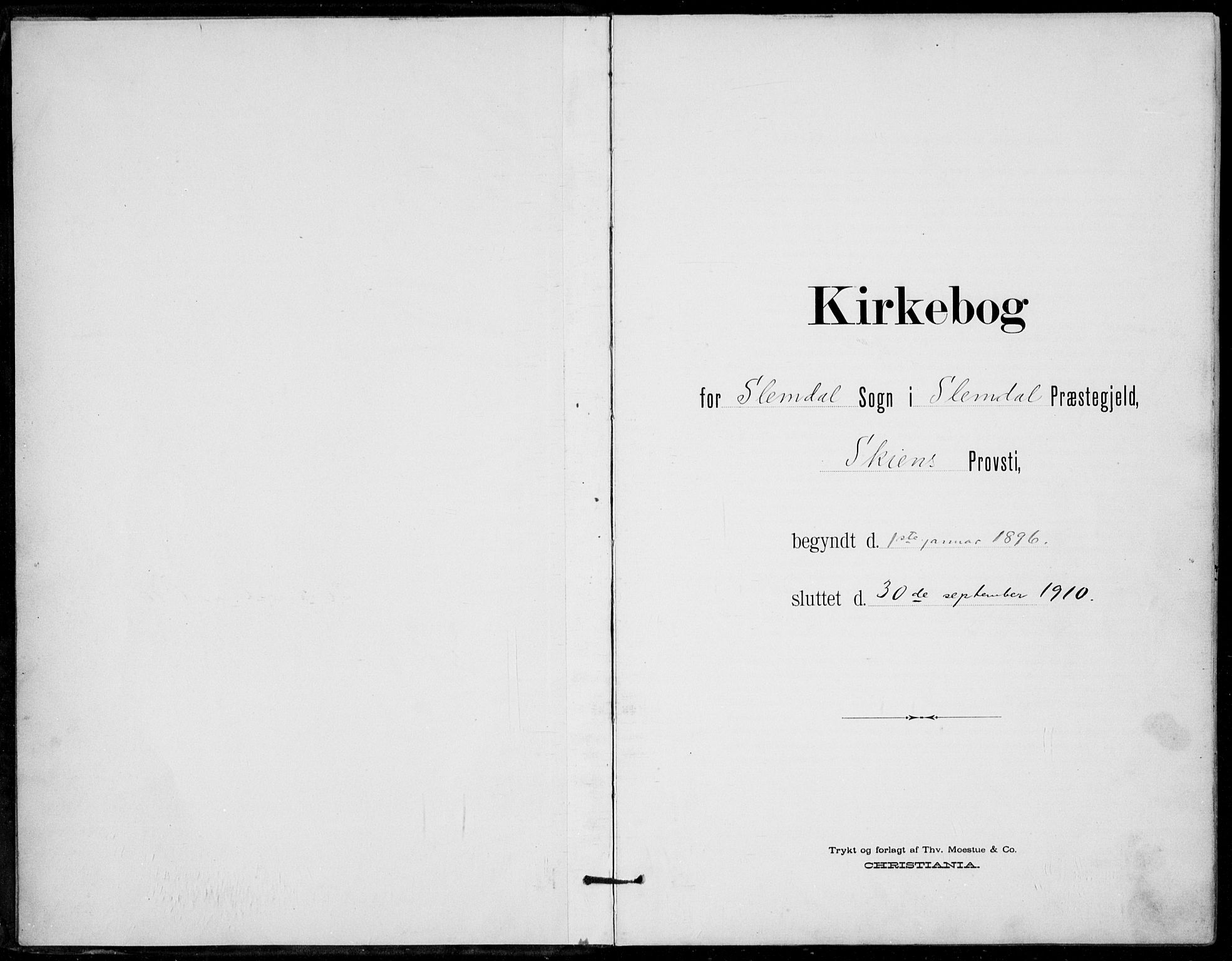 Siljan kirkebøker, AV/SAKO-A-300/F/Fa/L0003: Parish register (official) no. 3, 1896-1910