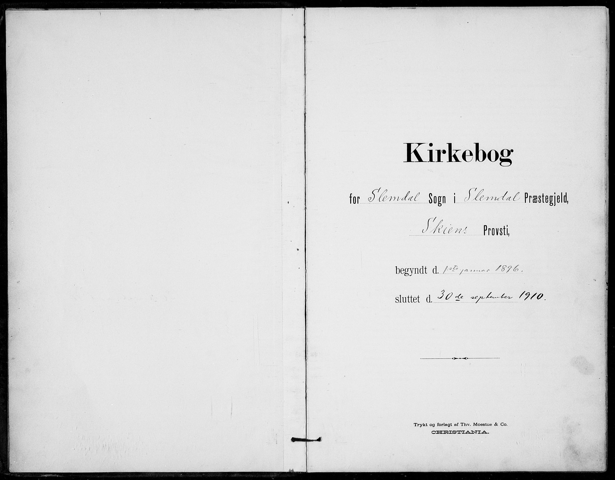 Siljan kirkebøker, SAKO/A-300/F/Fa/L0003: Parish register (official) no. 3, 1896-1910