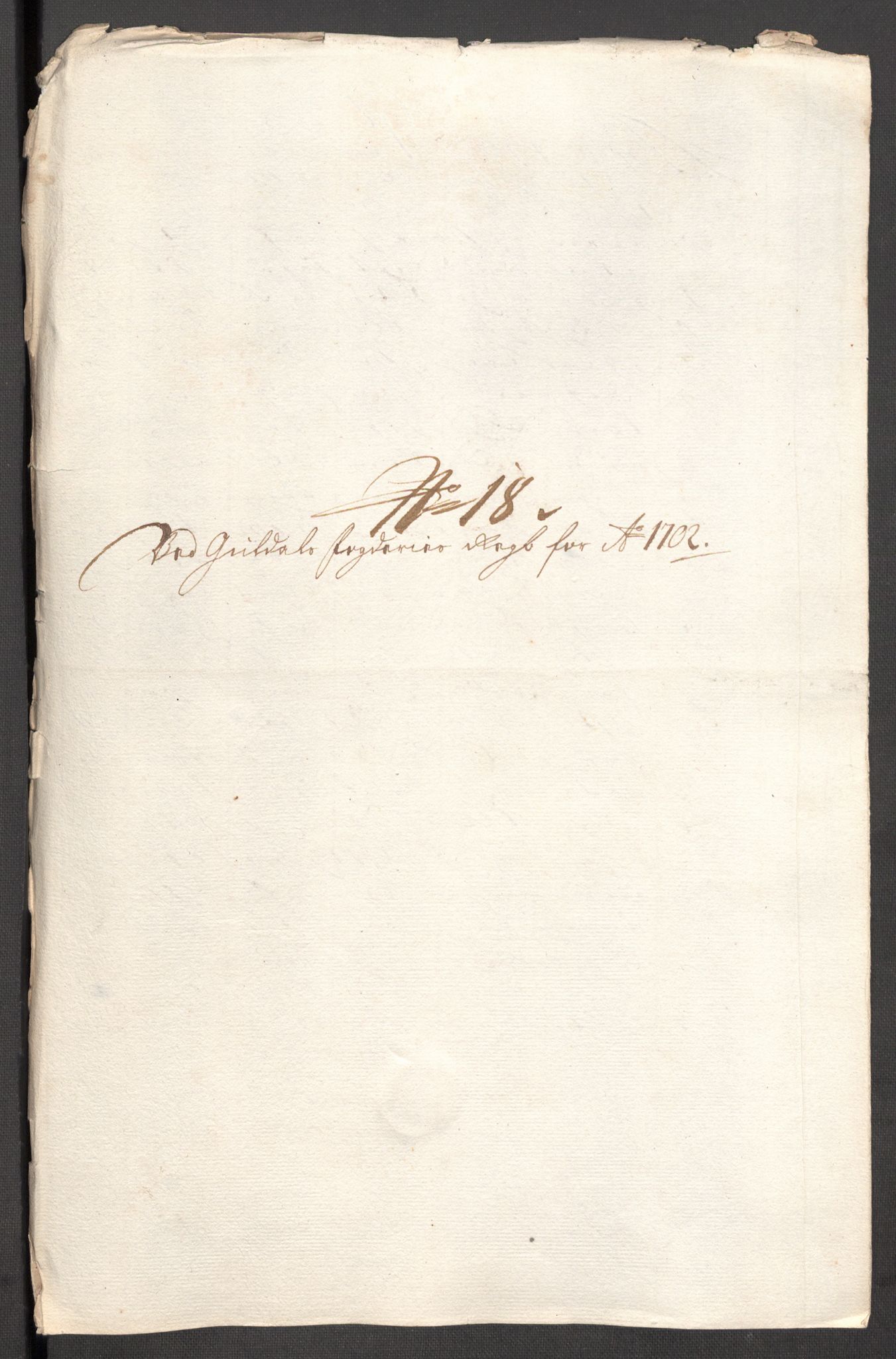 Rentekammeret inntil 1814, Reviderte regnskaper, Fogderegnskap, AV/RA-EA-4092/R60/L3952: Fogderegnskap Orkdal og Gauldal, 1702, p. 347