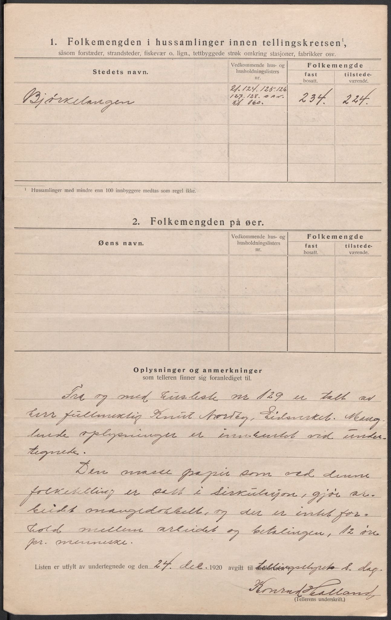 SAO, 1920 census for Høland, 1920, p. 12