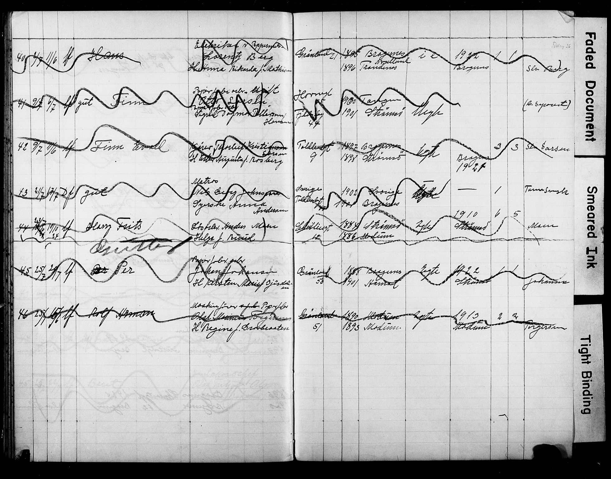 Strømsø kirkebøker, AV/SAKO-A-246/Y/Ya/L0009: Parish register draft no. I 9, 1920-1925