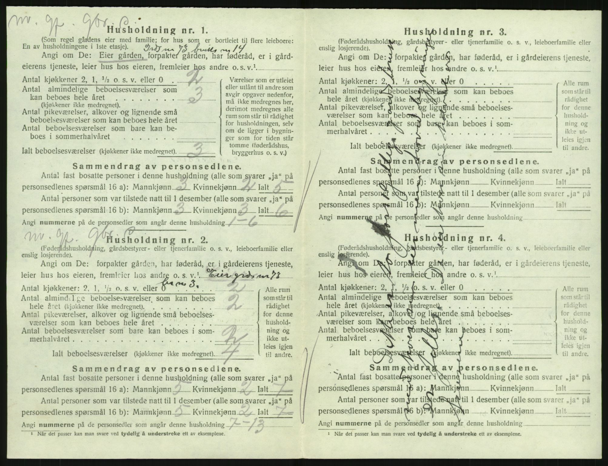 SAKO, 1920 census for Hedrum, 1920, p. 1136