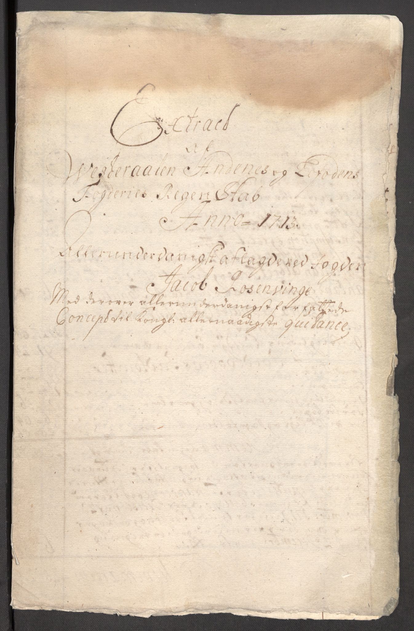 Rentekammeret inntil 1814, Reviderte regnskaper, Fogderegnskap, AV/RA-EA-4092/R67/L4679: Fogderegnskap Vesterålen, Andenes og Lofoten, 1711-1713, p. 84