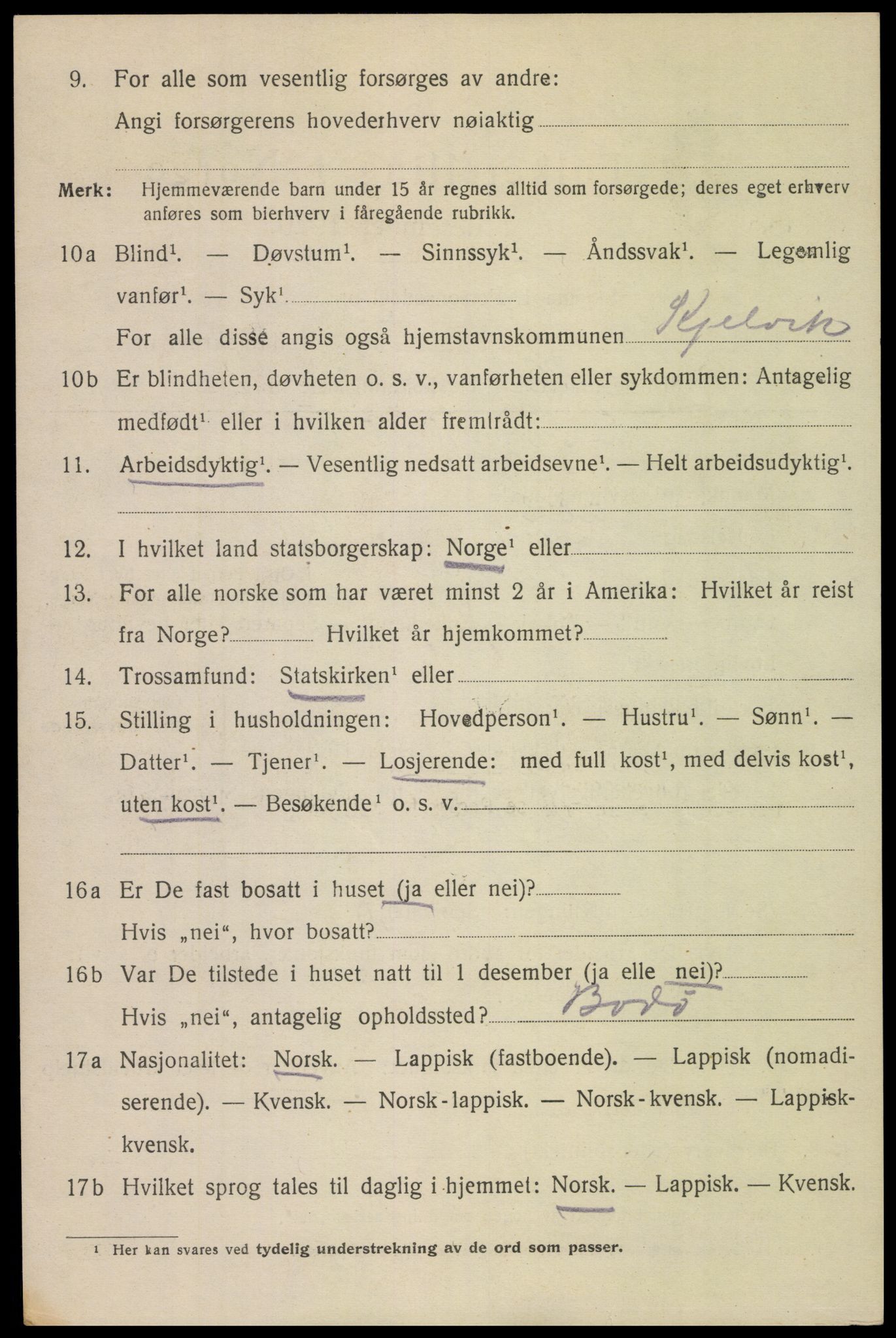 SAT, 1920 census for Svolvær, 1920, p. 5477