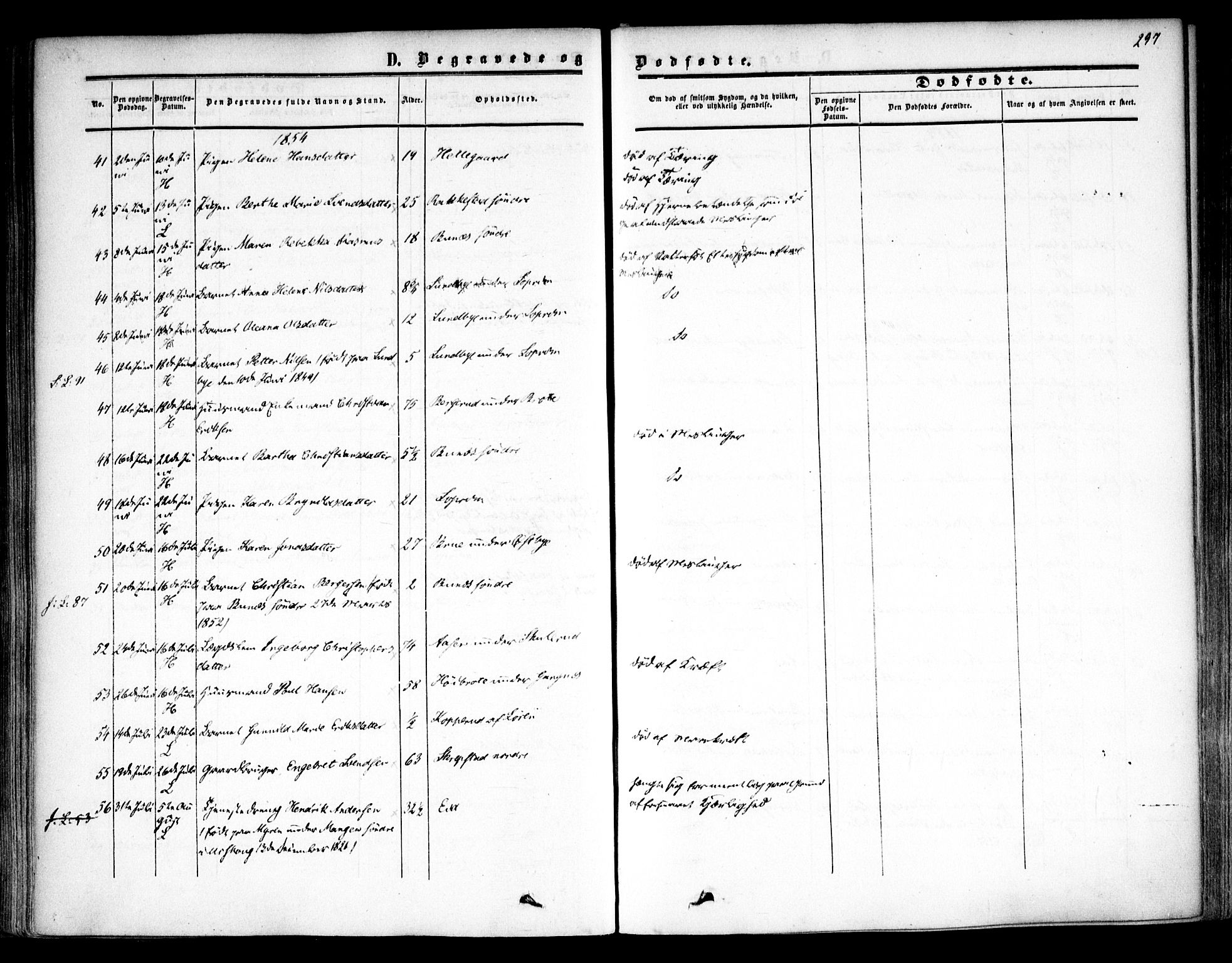 Høland prestekontor Kirkebøker, AV/SAO-A-10346a/F/Fa/L0010: Parish register (official) no. I 10, 1854-1861, p. 297