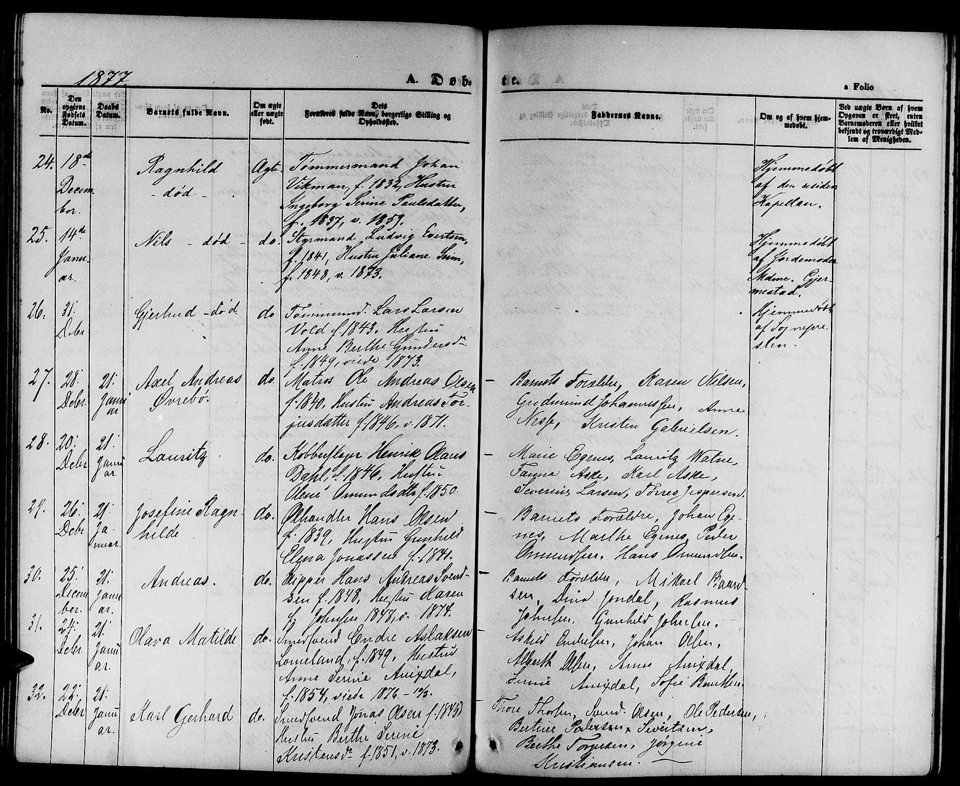 St. Petri sokneprestkontor, AV/SAST-A-101813/001/30/30BB/L0001: Parish register (copy) no. B 1, 1865-1878