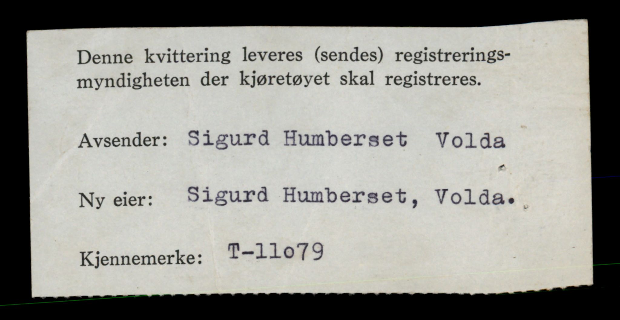 Møre og Romsdal vegkontor - Ålesund trafikkstasjon, AV/SAT-A-4099/F/Fe/L0026: Registreringskort for kjøretøy T 11046 - T 11160, 1927-1998, p. 996