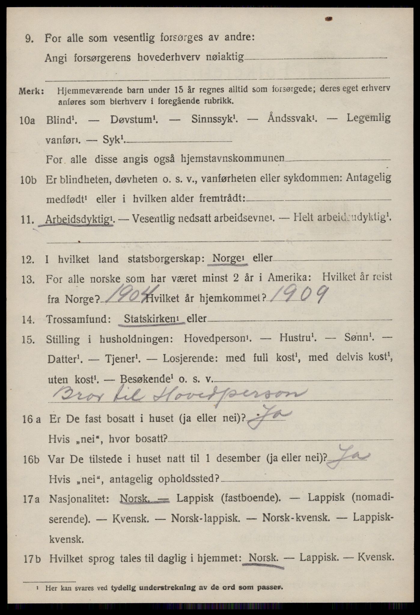 SAT, 1920 census for Meldal, 1920, p. 8712