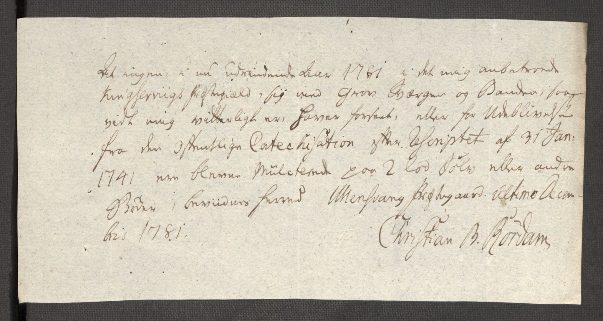 Rentekammeret inntil 1814, Reviderte regnskaper, Fogderegnskap, AV/RA-EA-4092/R48/L3097: Fogderegnskap Sunnhordland og Hardanger, 1781, p. 252