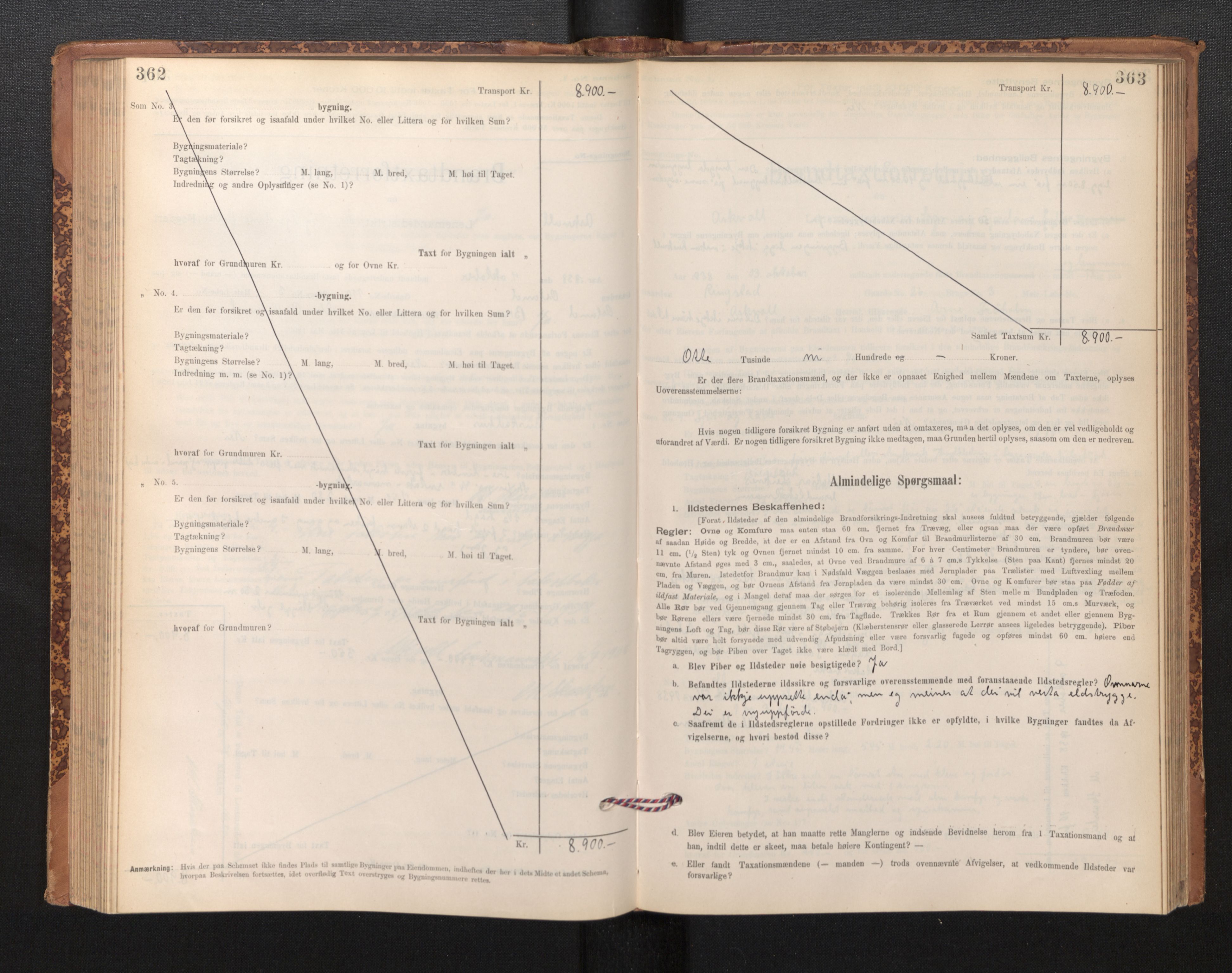 Lensmannen i Askvoll, AV/SAB-A-26301/0012/L0004: Branntakstprotokoll, skjematakst og liste over branntakstmenn, 1895-1932, p. 362-363