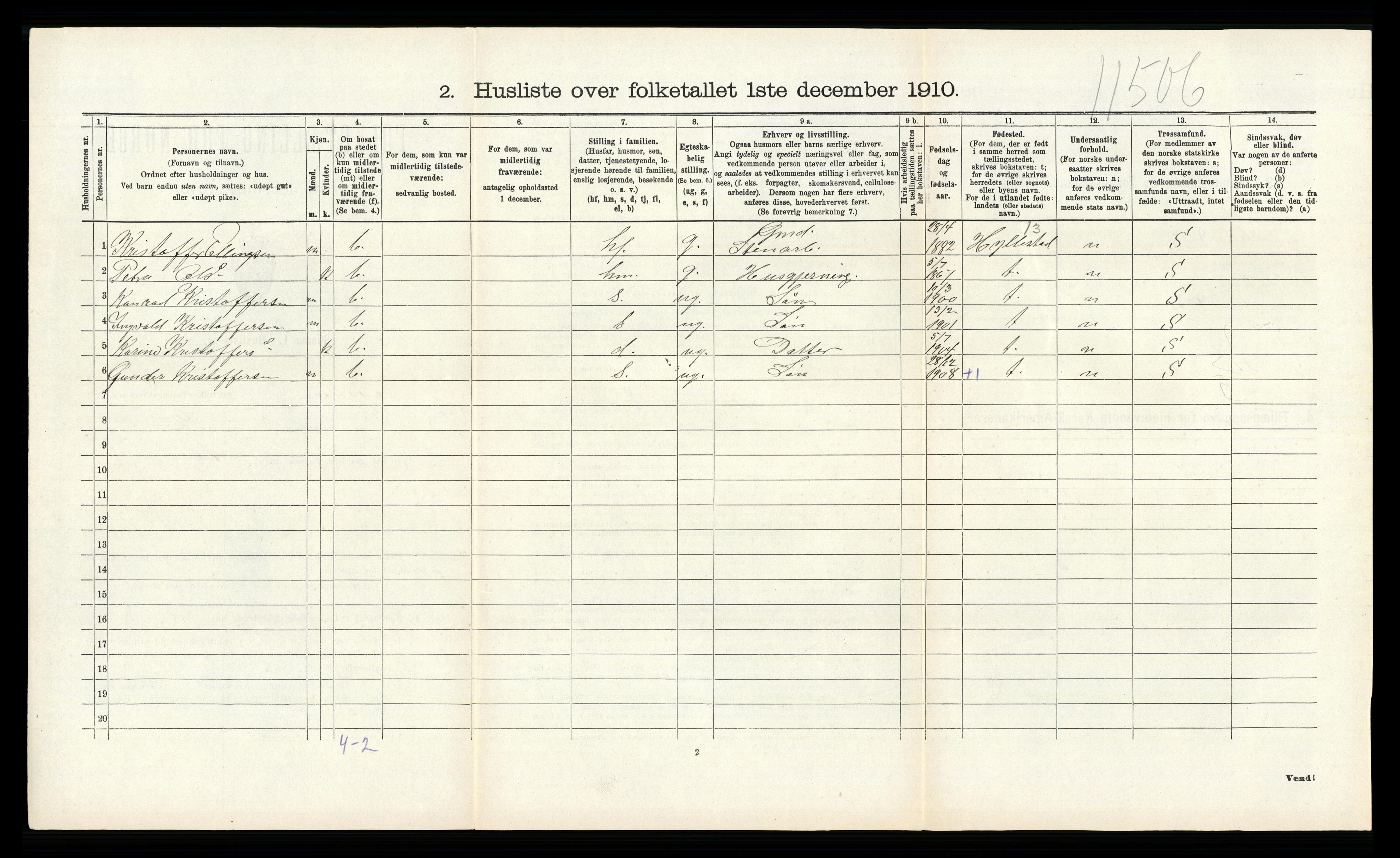 RA, 1910 census for Askøy, 1910, p. 231