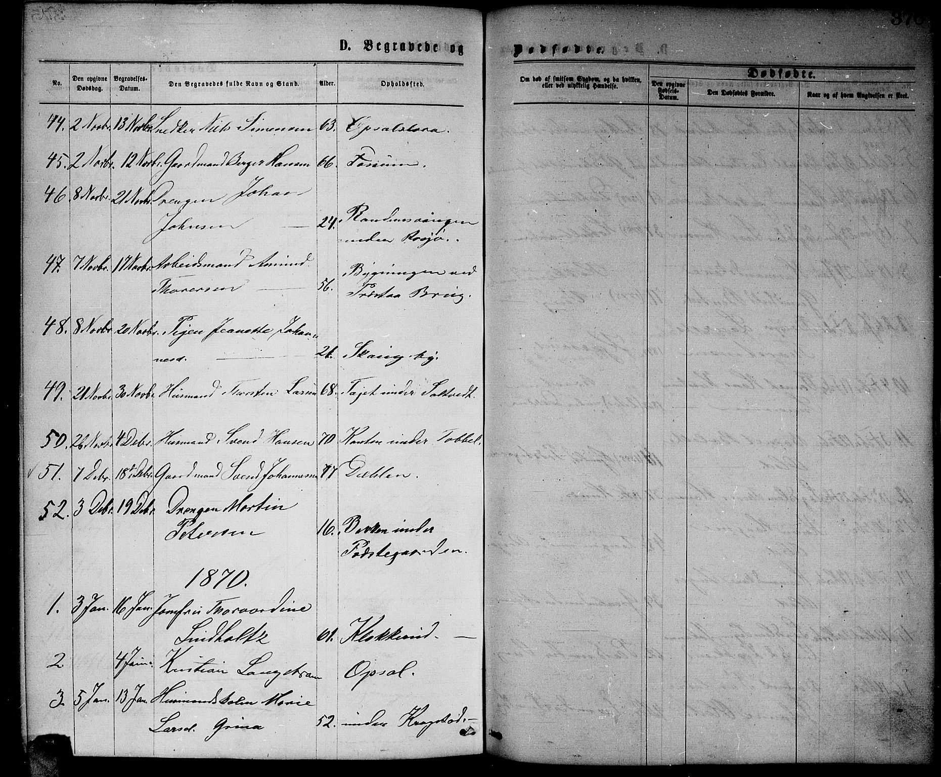 Enebakk prestekontor Kirkebøker, SAO/A-10171c/G/Ga/L0005: Parish register (copy) no. I 5, 1867-1888, p. 376