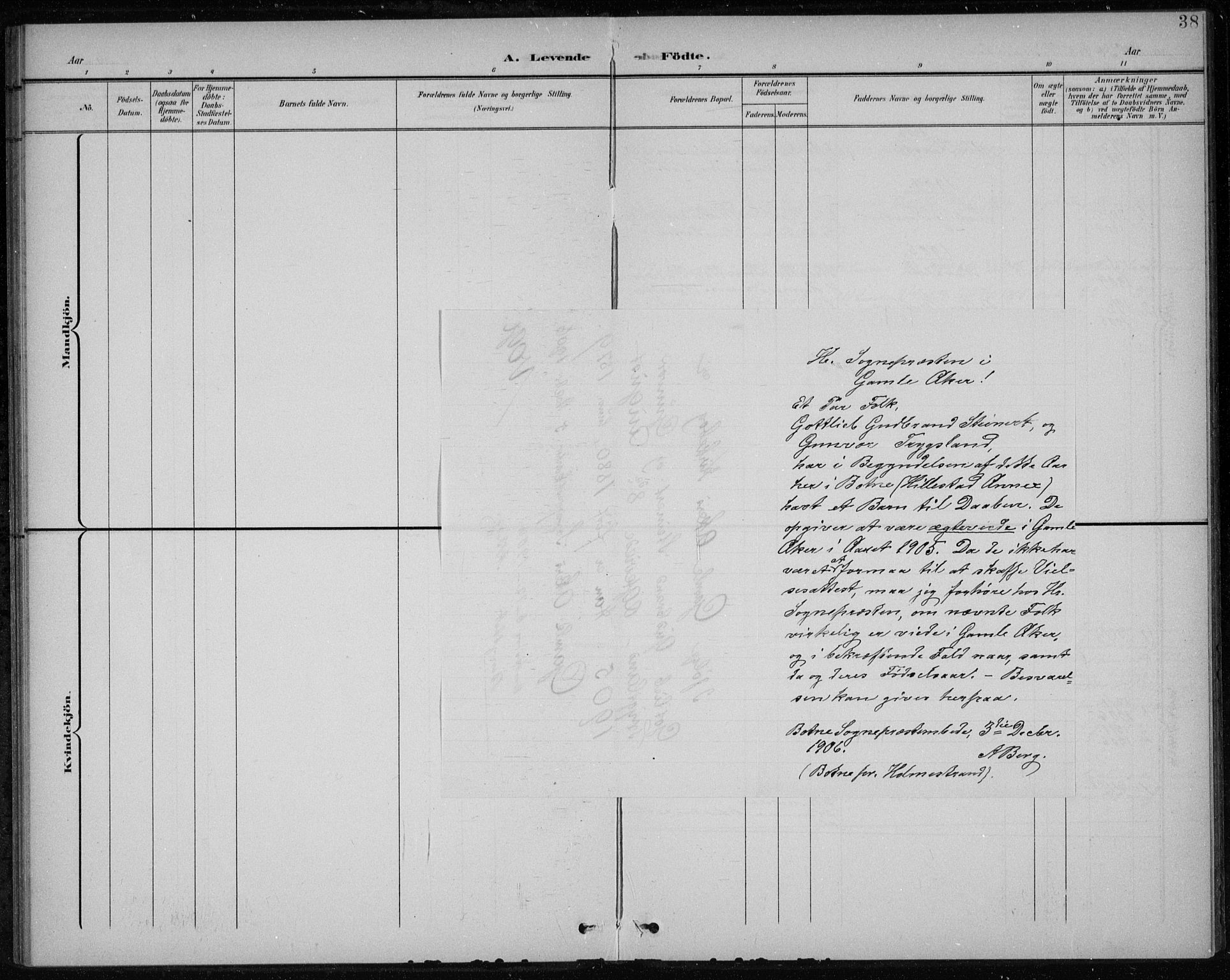 Botne kirkebøker, AV/SAKO-A-340/F/Fb/L0002: Parish register (official) no. II 2, 1902-1915