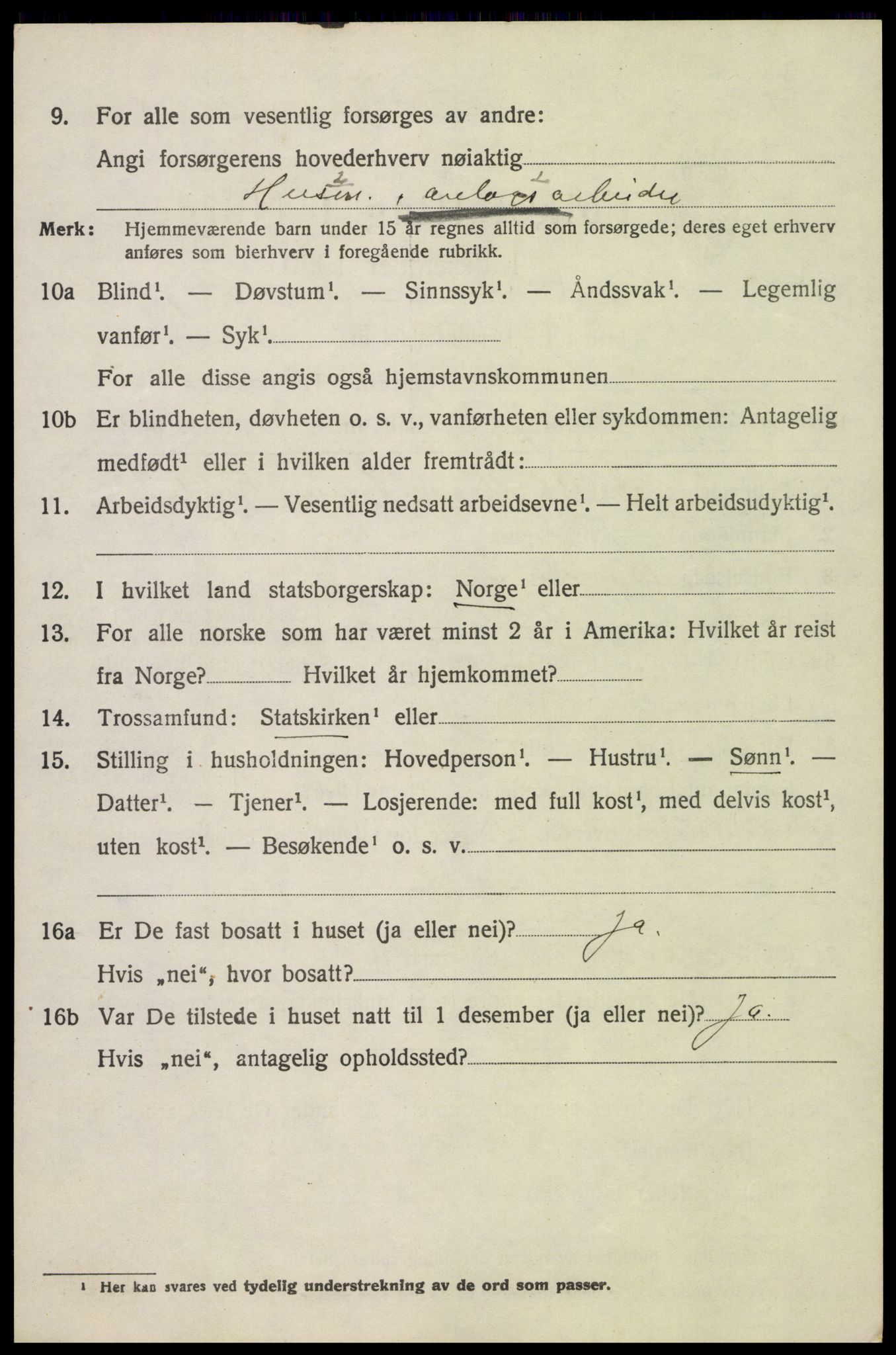 SAH, 1920 census for Sel, 1920, p. 3113