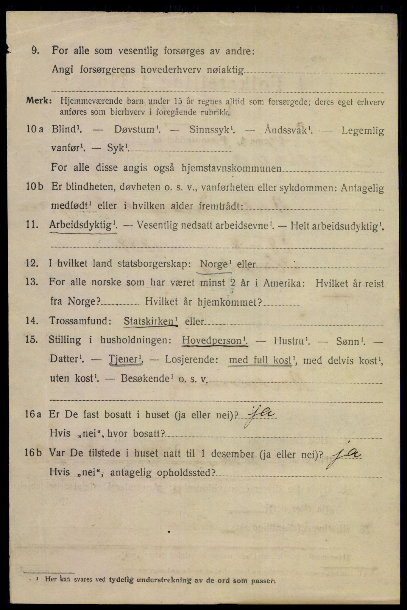 SAKO, 1920 census for Kongsberg, 1920, p. 18393